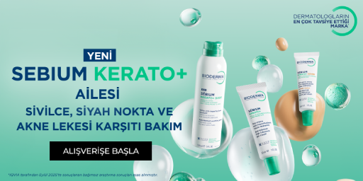 Bioderma Sebium Kerato+ Serisini Yeni Sivilce ve Akne Lekesi Karşıtı Bakım Ürünlerini Keşfet!