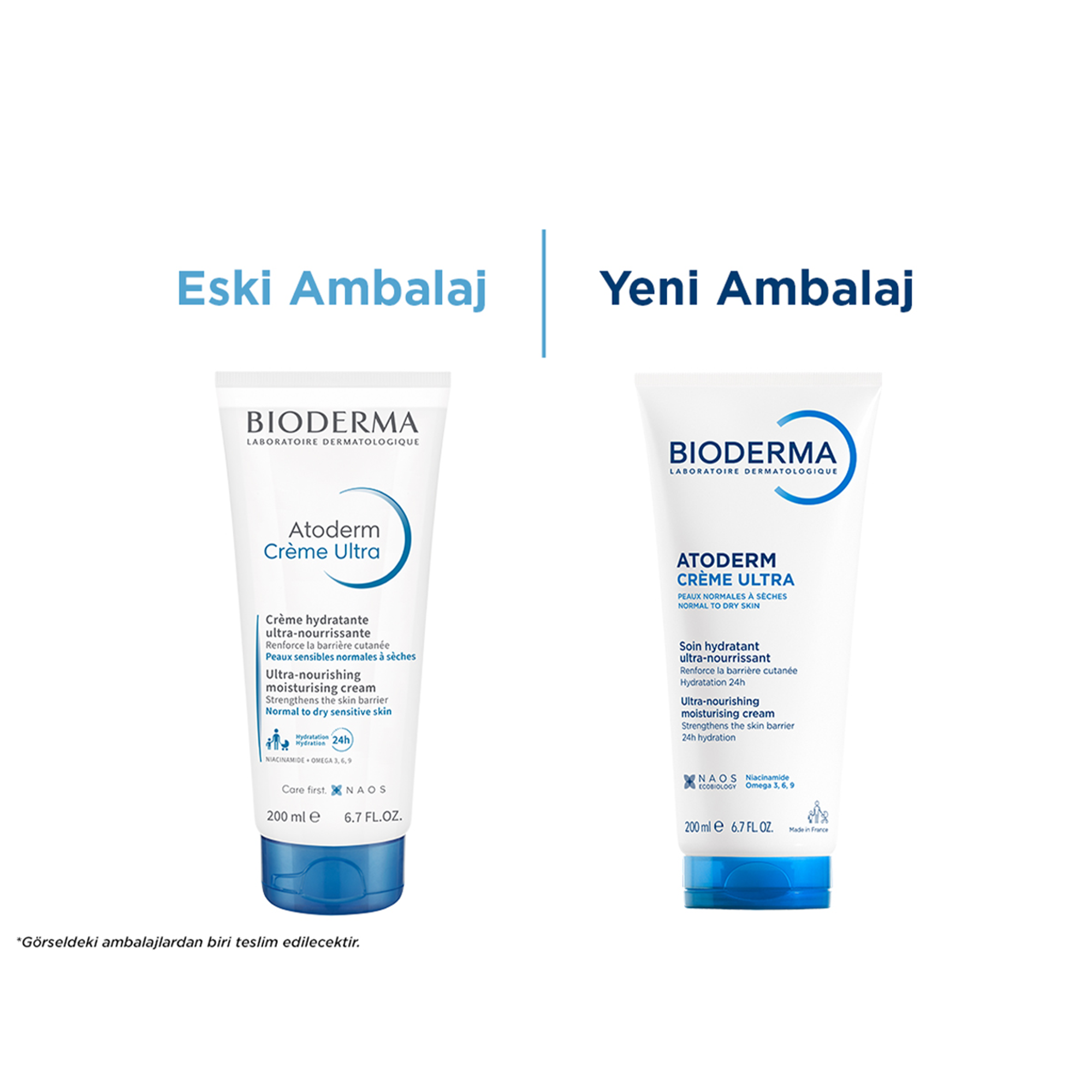 Bioderma Atoderm Cream - Cilt bariyerini güçlendiren ve nemlendiren, kuru ciltlere özel bakım kremi, günlük kullanım için ideal.