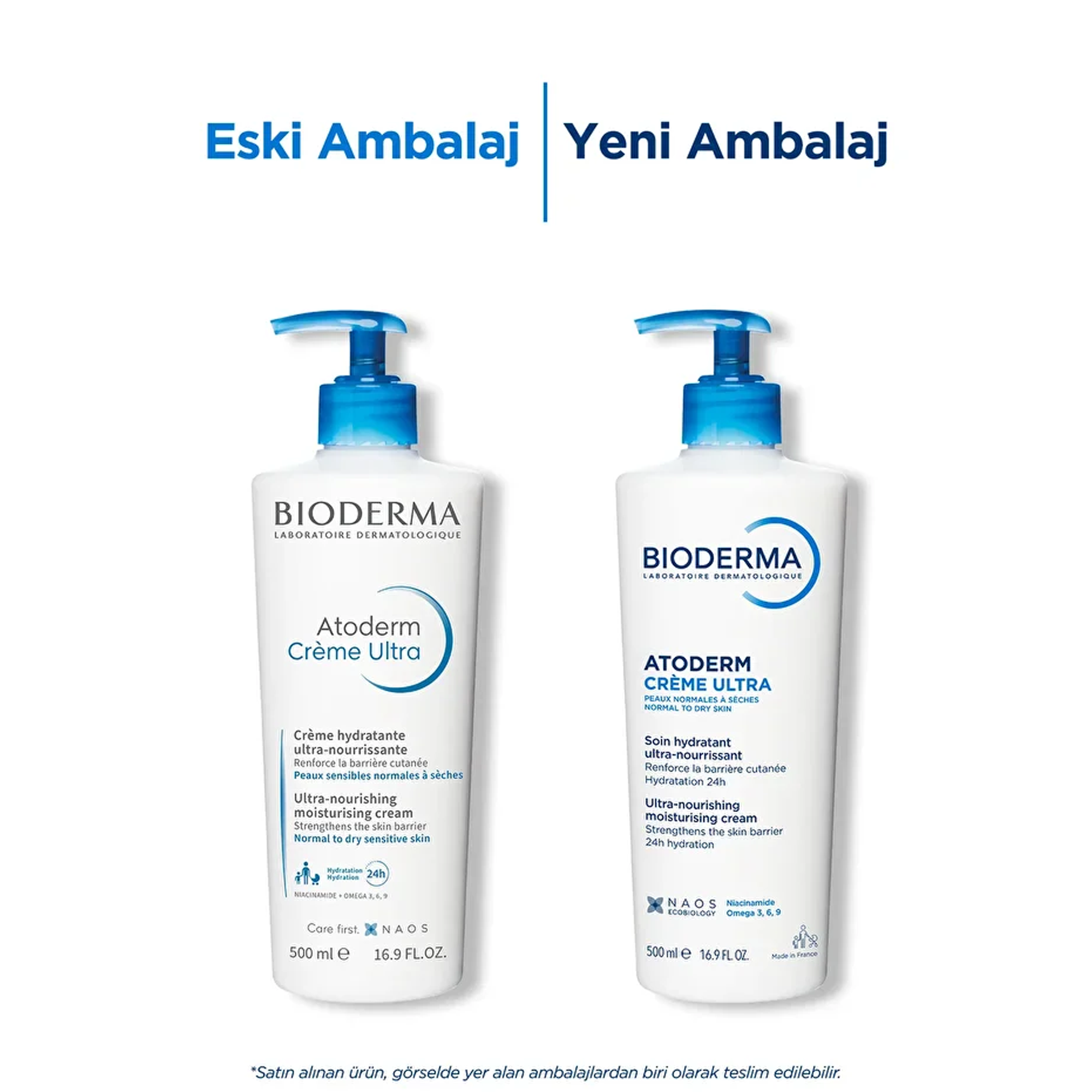 Bioderma Atoderm PP Baume 500 ml: Hassas Ciltler İçin Yatıştırıcı Nemlendirme, Ekonomik Boy