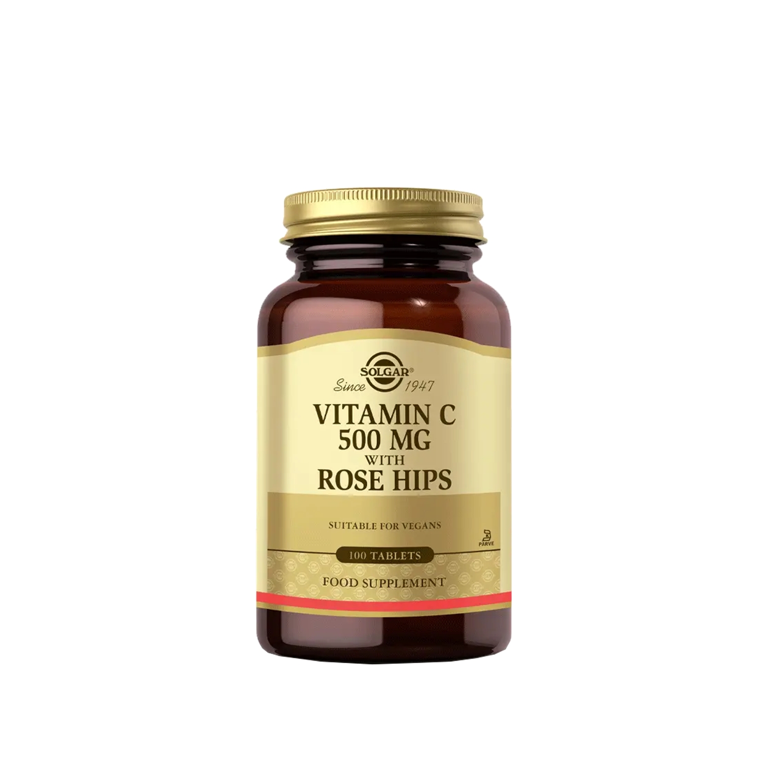 Solgar Vitamin C 500 mg With Rose Hips Kuşburnu 100 Tablet