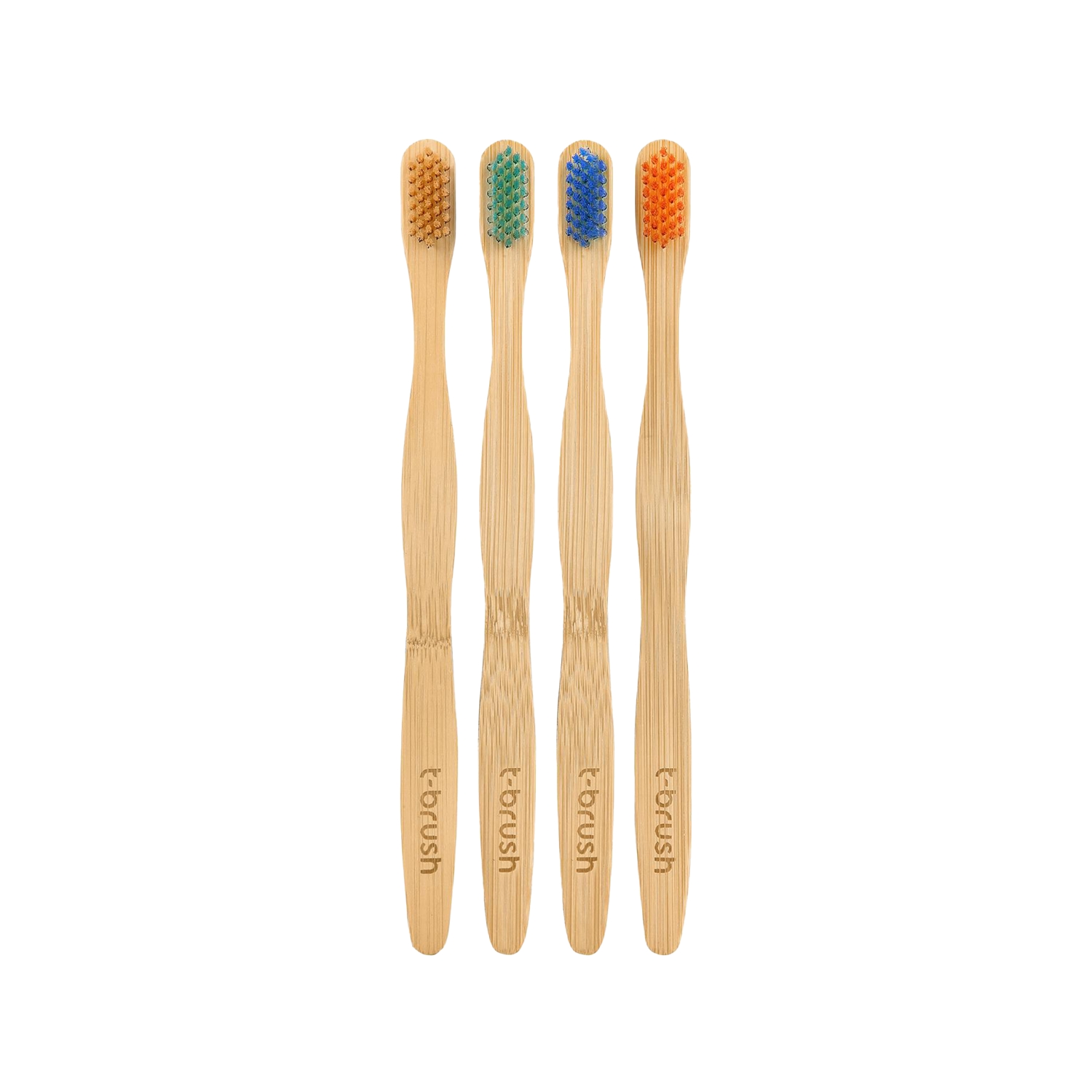 T-Brush Bambu Diş Fırçası Orta Sert 4 Adet