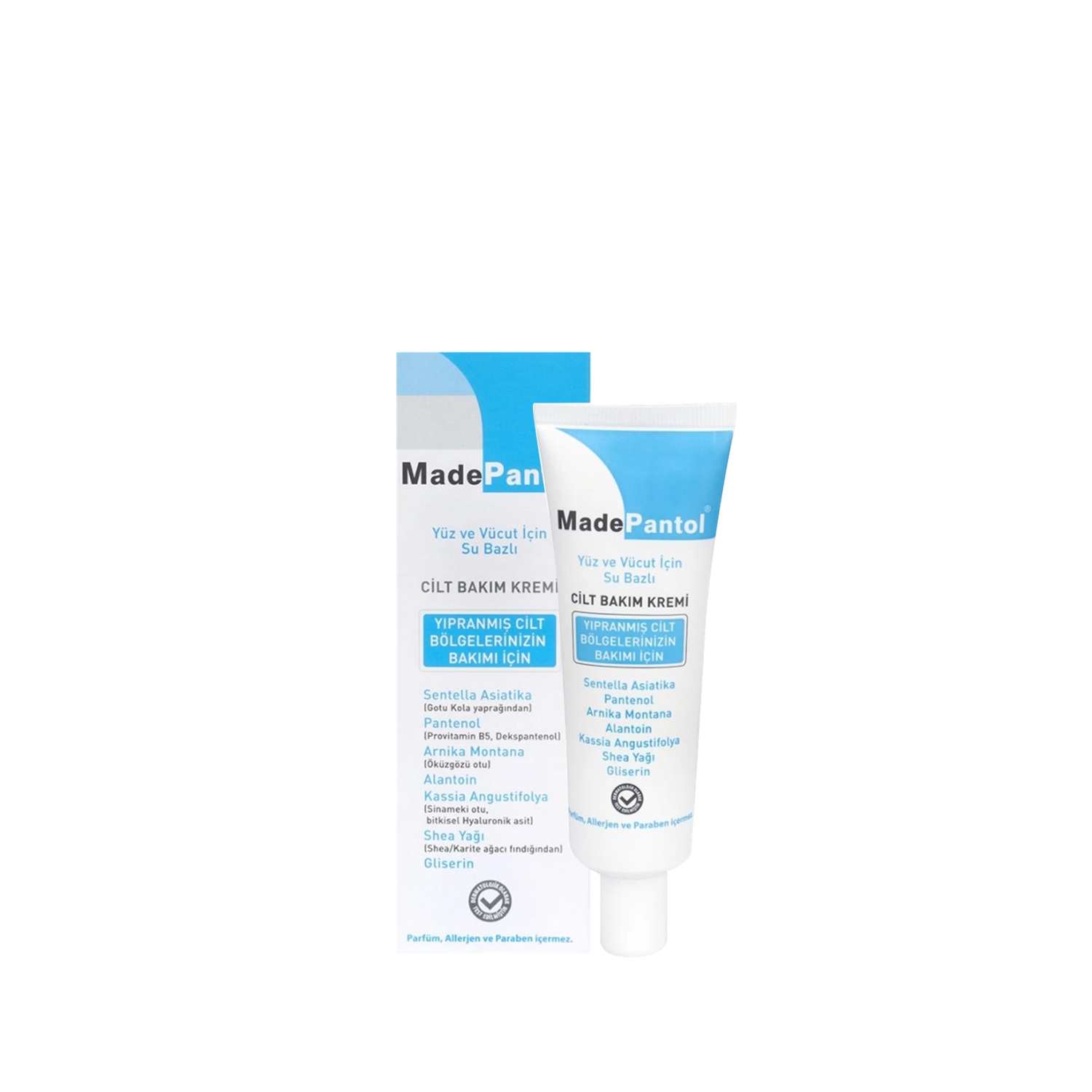 MadePantol Su Bazlı Cilt Bakım Kremi 50 ml