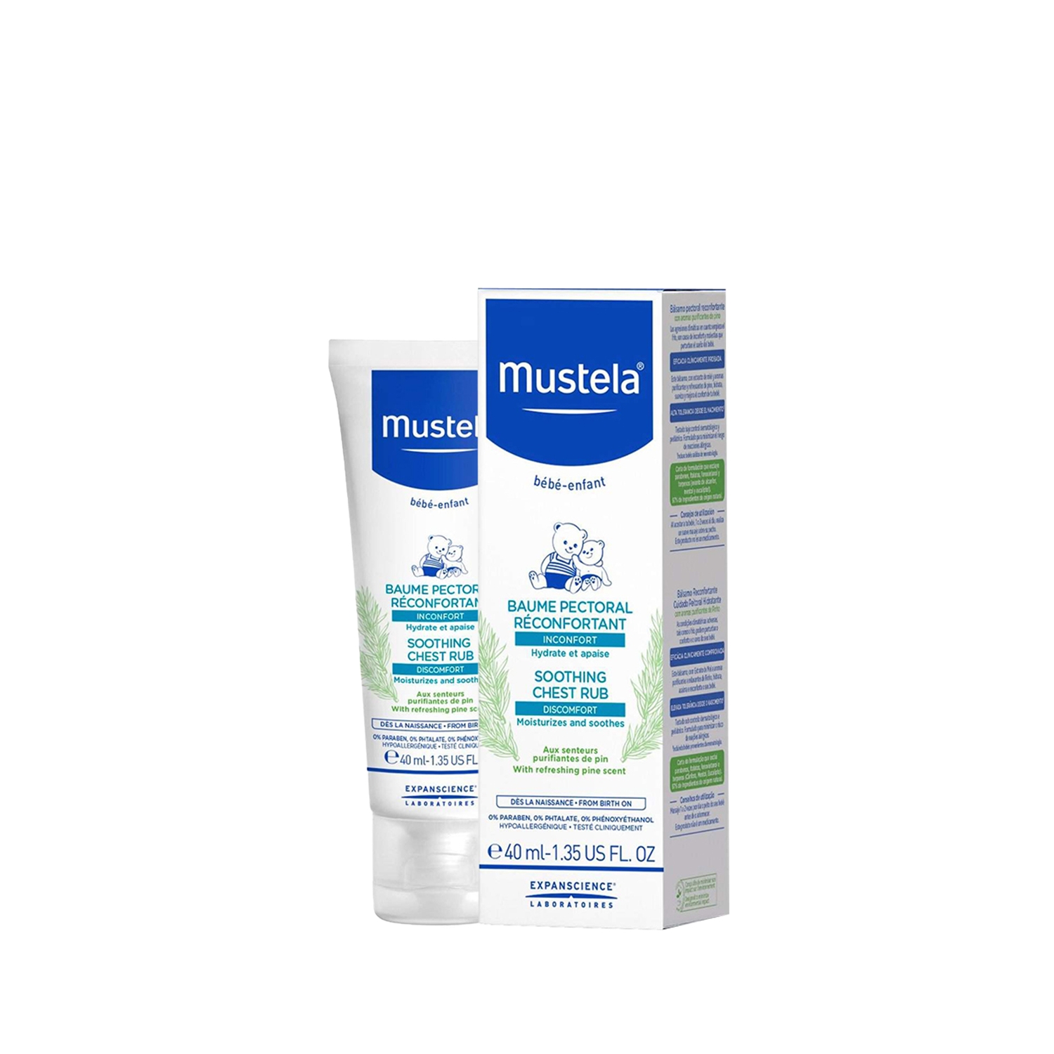 Mustela Soothing Chest Rub Rahatlatıcı Göğüs Balsamı 40 ml