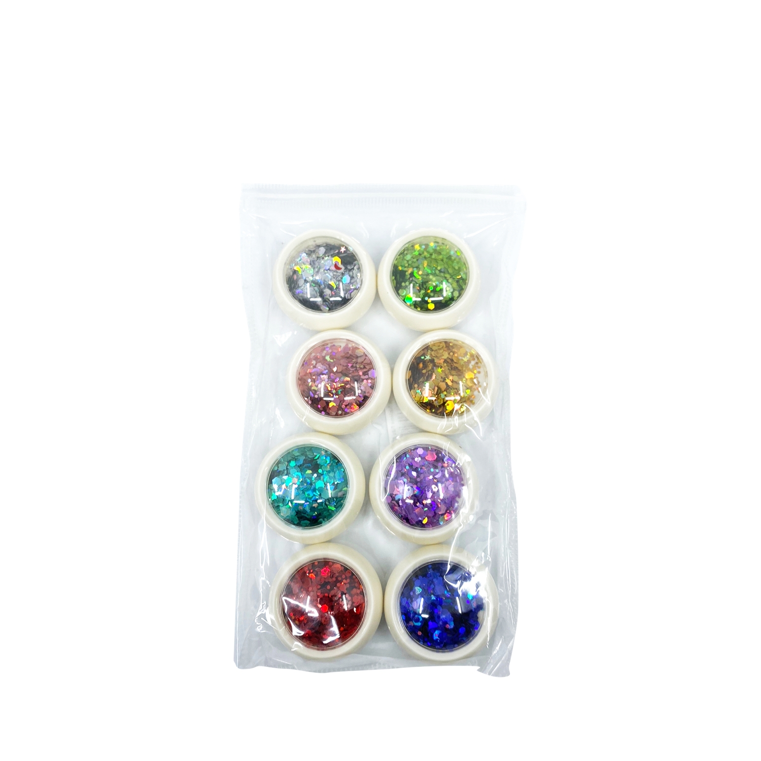 Nail Art Renkli Tırnak Süsleme Pulları 8 Adet T-165