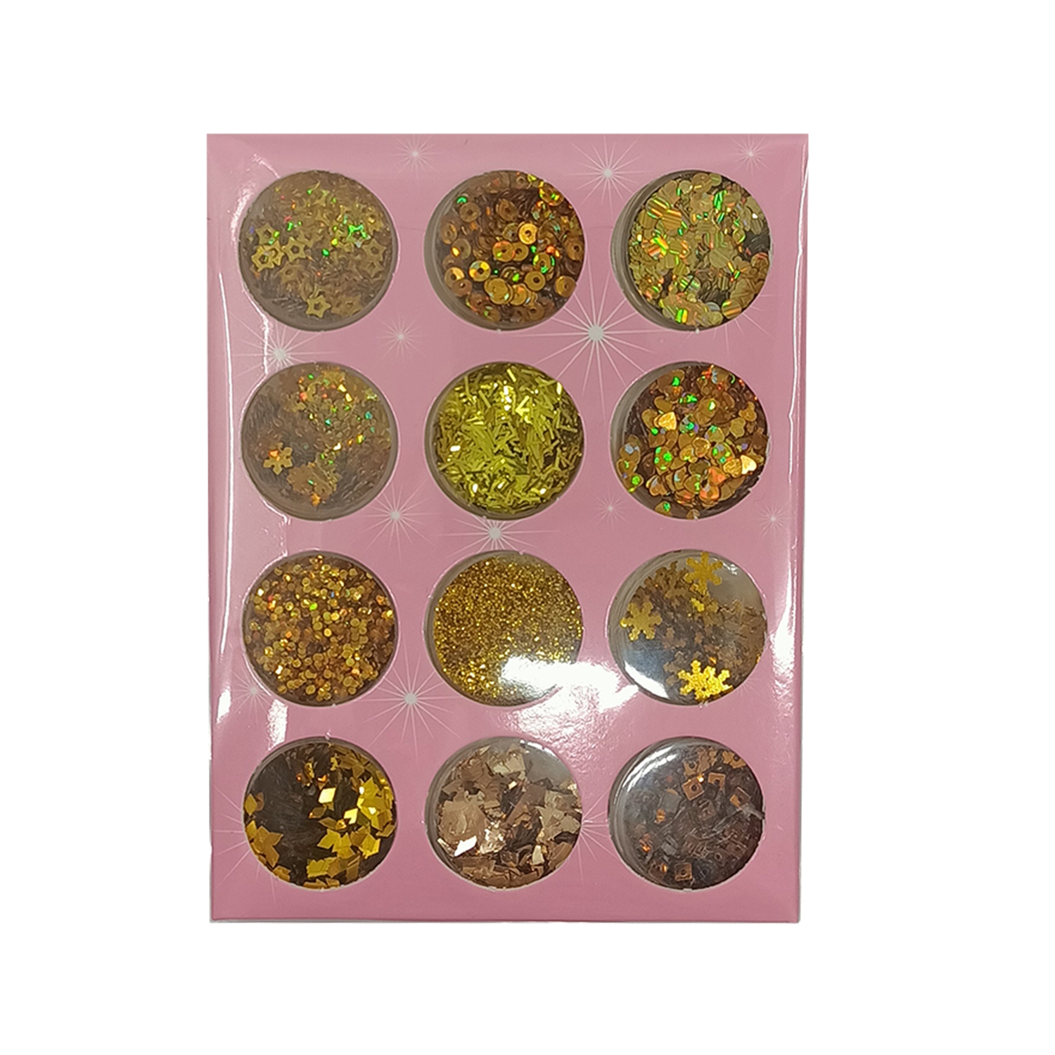 Nail Art Renkli Tırnak Süsleme Pulları T-162
