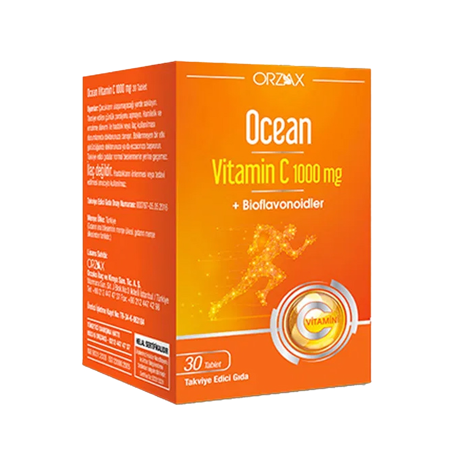 Orzax Ocean Vitamin C 1000 mg 30 Tablet