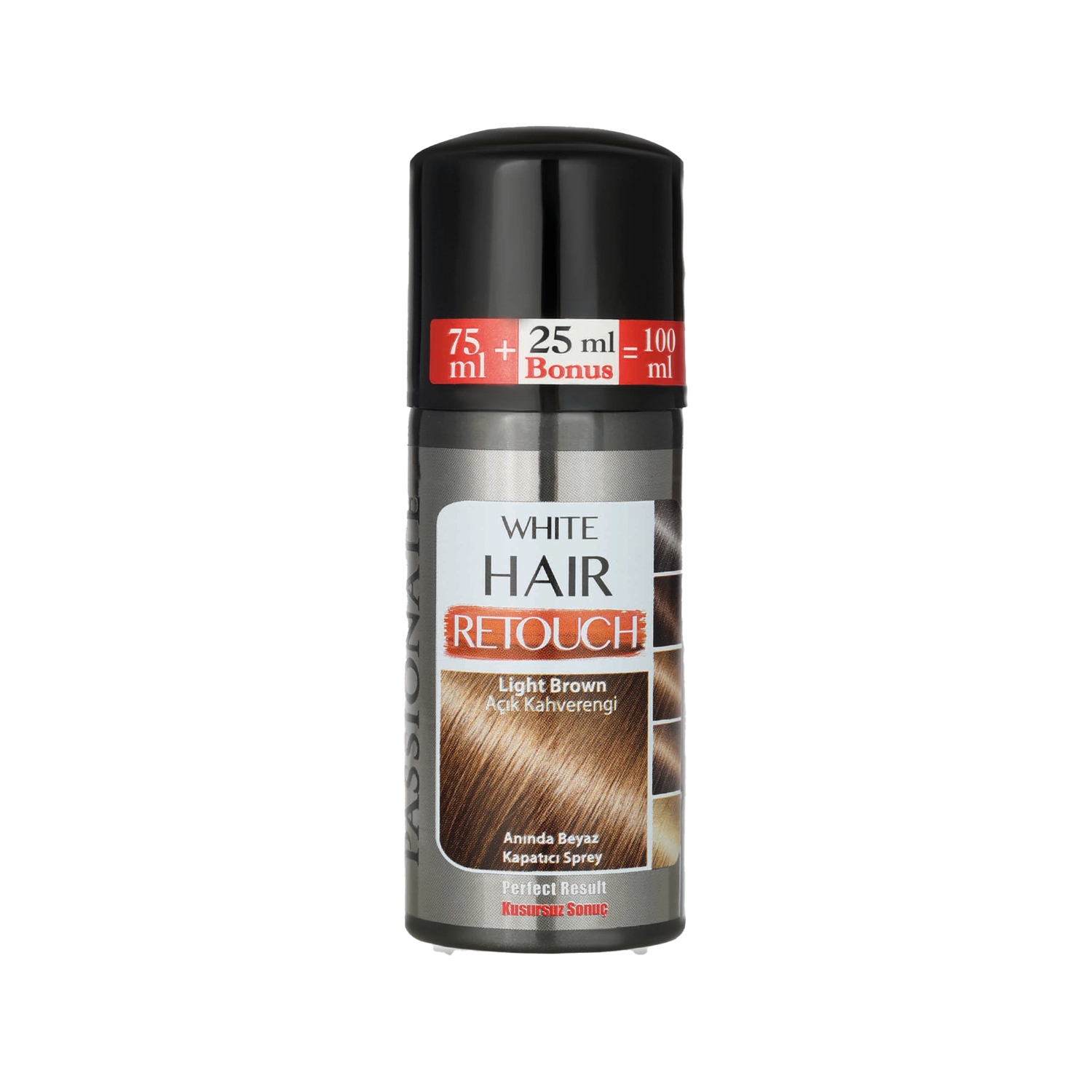 Passionate Anında Beyaz Kapatıcı Sprey Açık Kahverengi 100 ml
