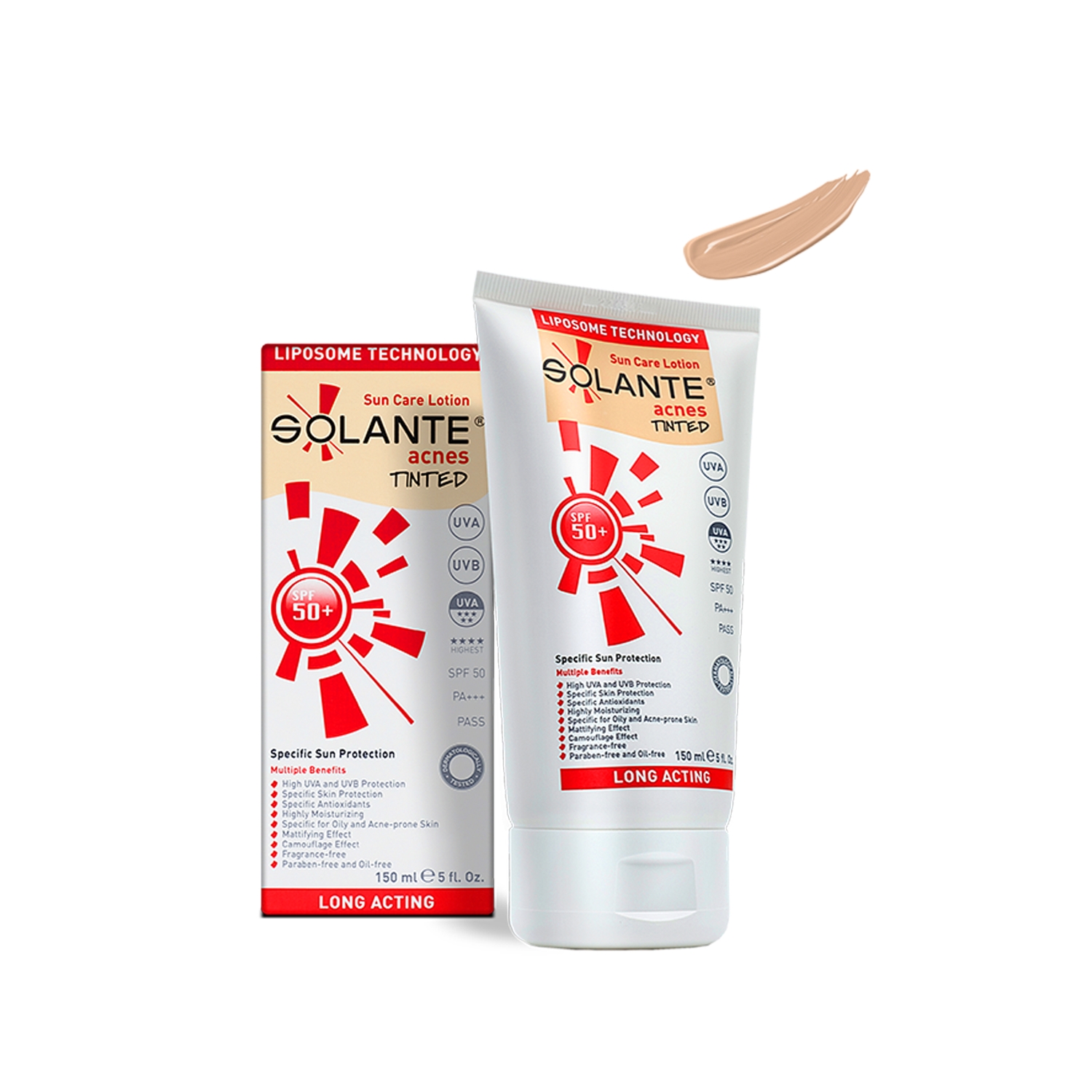 Solante Acnes Tinted Spf50 150ml
