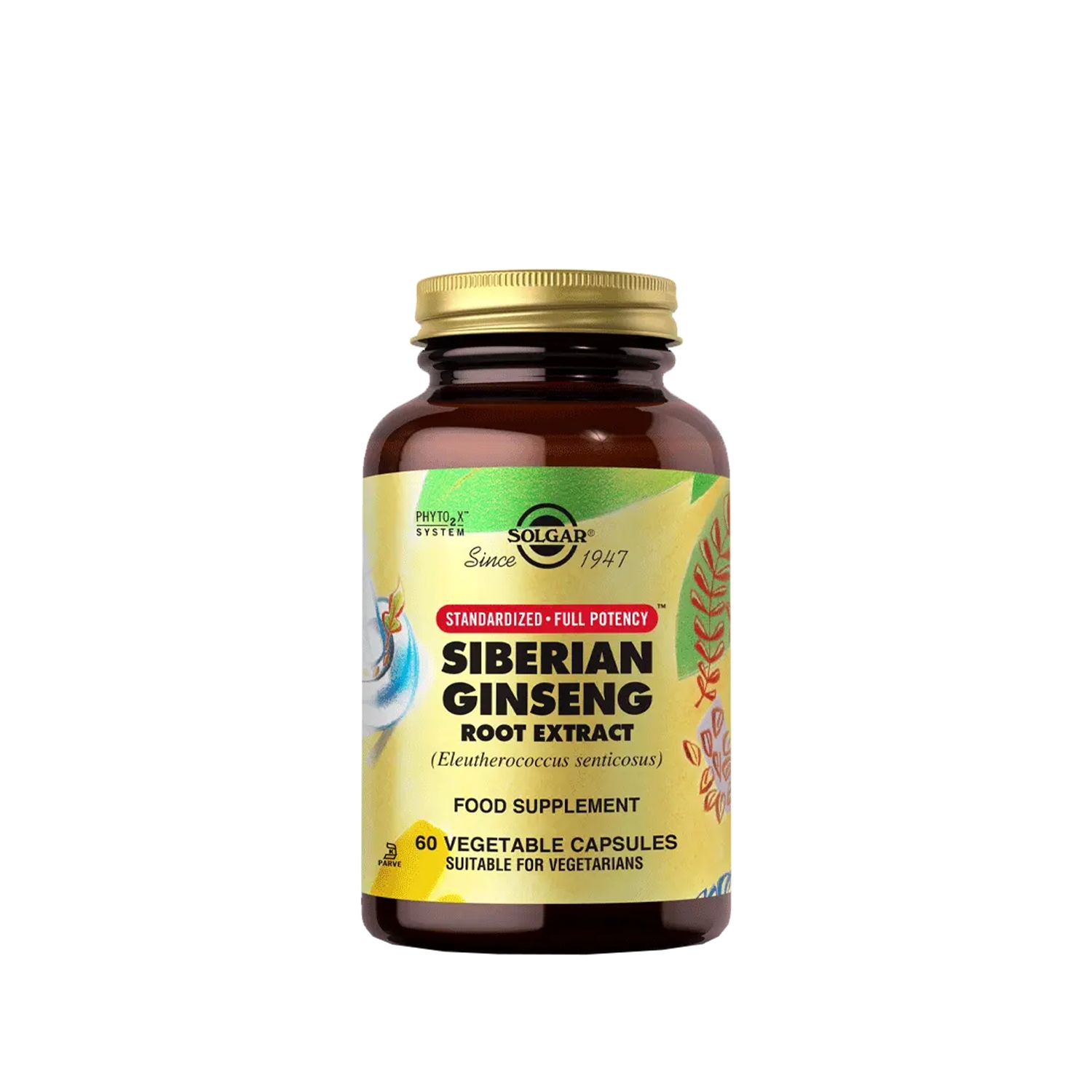 Solgar Siberian Ginseng Root Extract 60 Bitkisel Kapsül