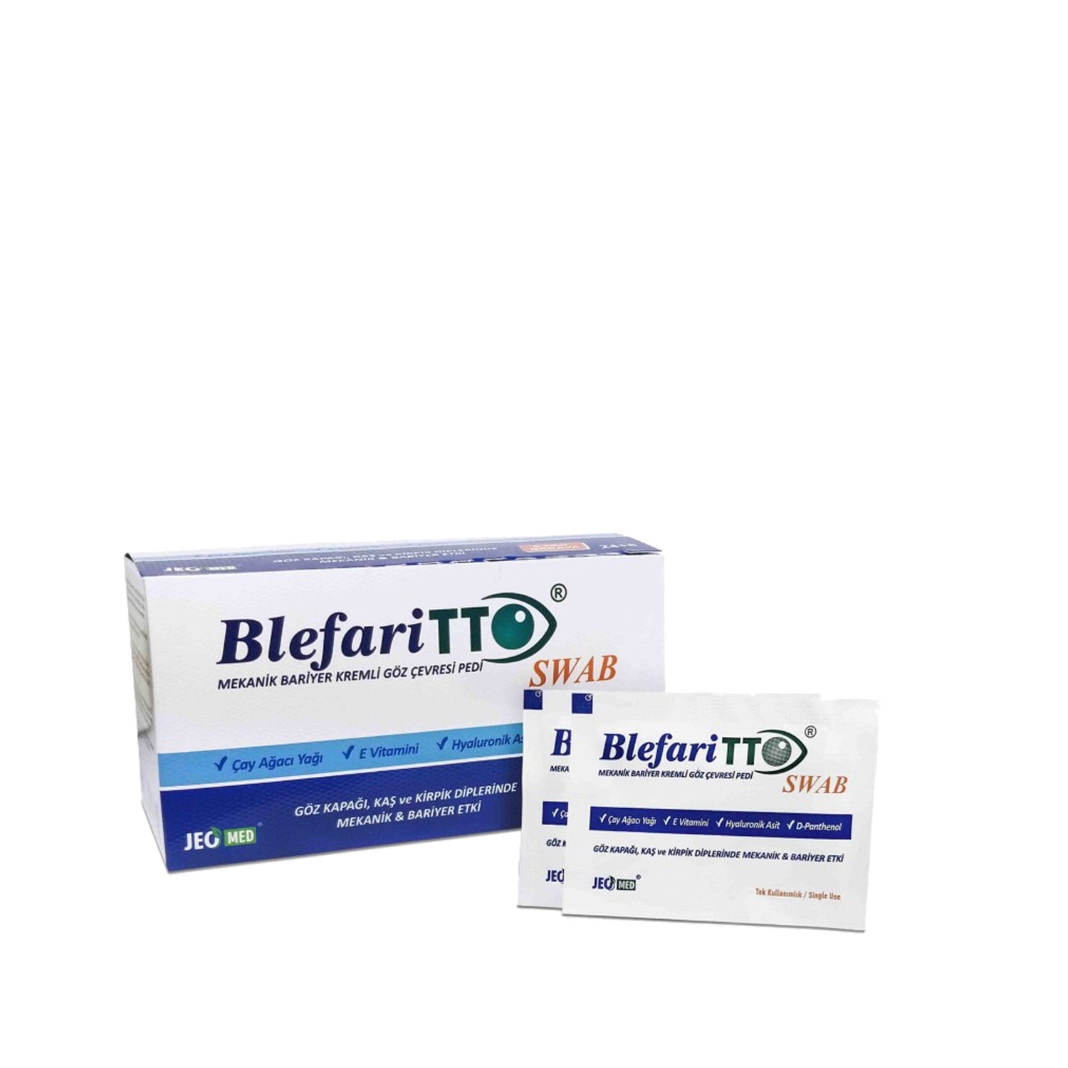 TTO Blefaritto Swab Göz Temizleme Mendili 24 Adet