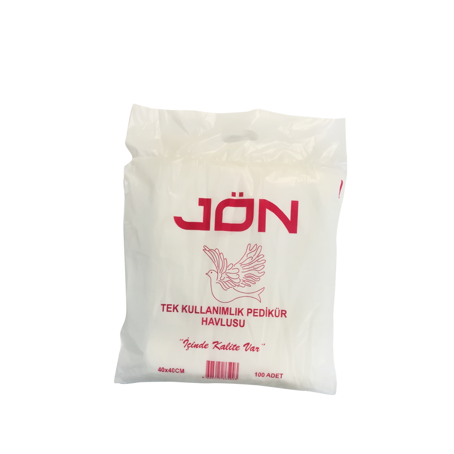 Jön Tek Kullanımlık Pedikür Havlusu 40x40cm 100 Adet
