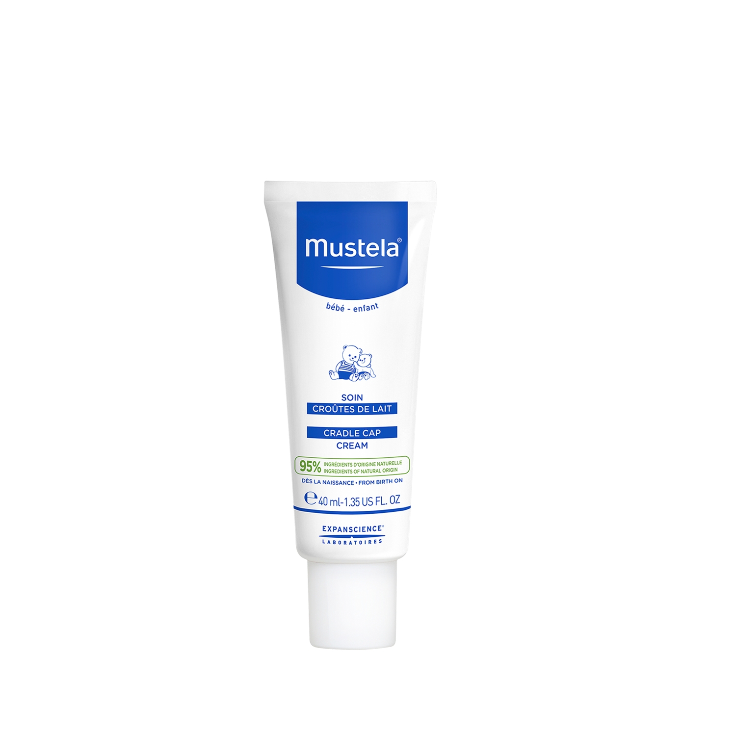 Mustela Cradle Cap Cream Saç Pullanmalarına Karşı Bakım Kremi 40ml