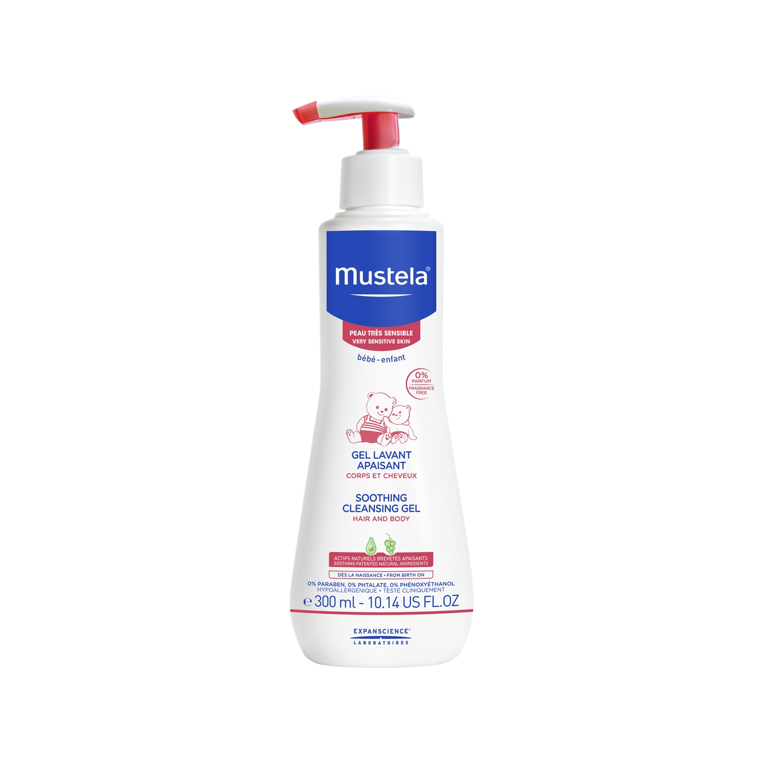 Mustela Soothing Çok Hassas Ciltler için Bebek Şampuanı 300ml