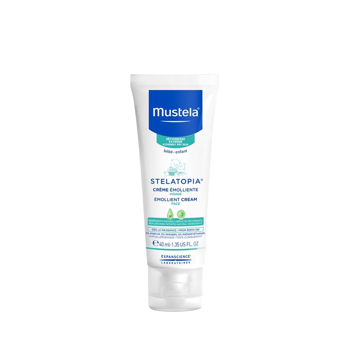 Mustela Stelatopia Emolyent Çok Kuru Ciltler İçin Yüz Kremi 40 ml