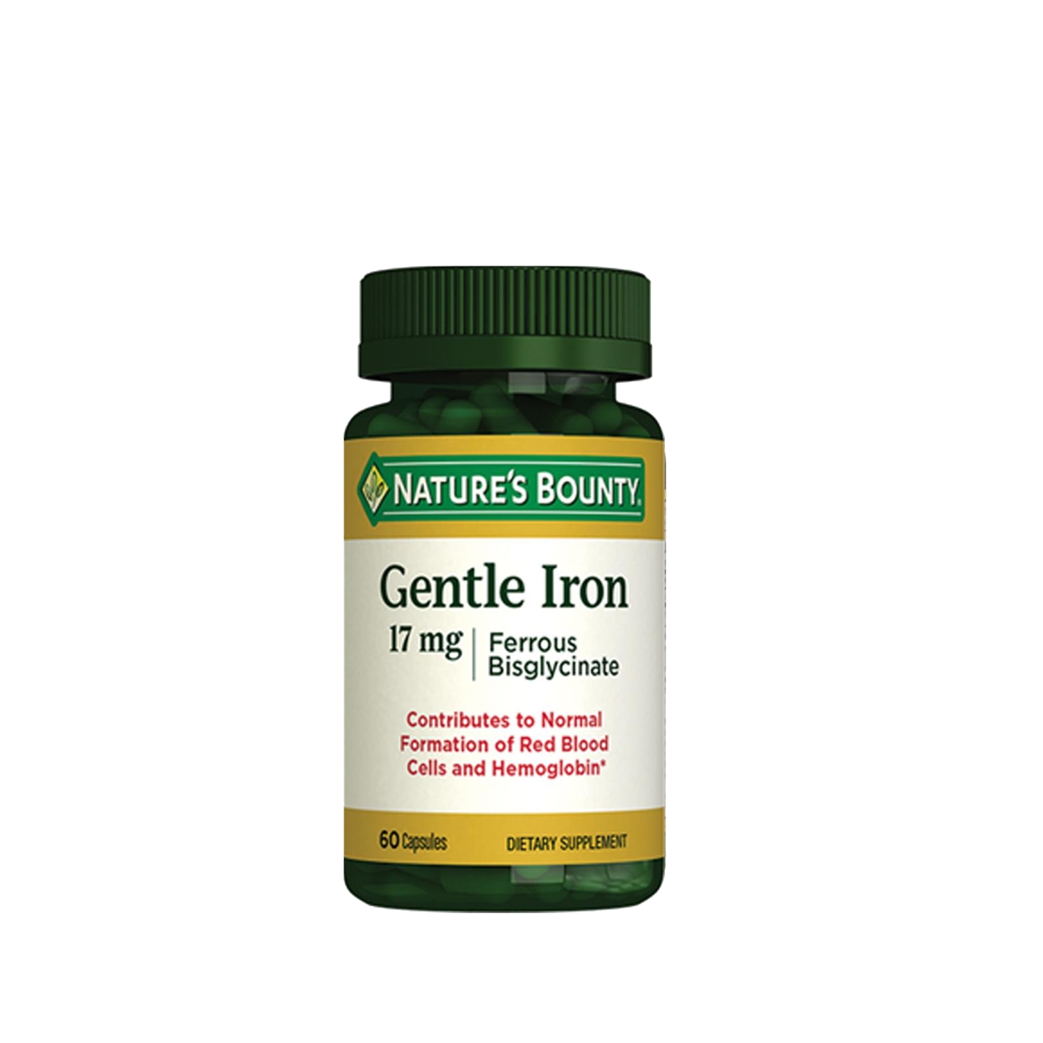 Nature's Bounty Gentle Iron 17 mg Demir Vitamini 60 Kapsül