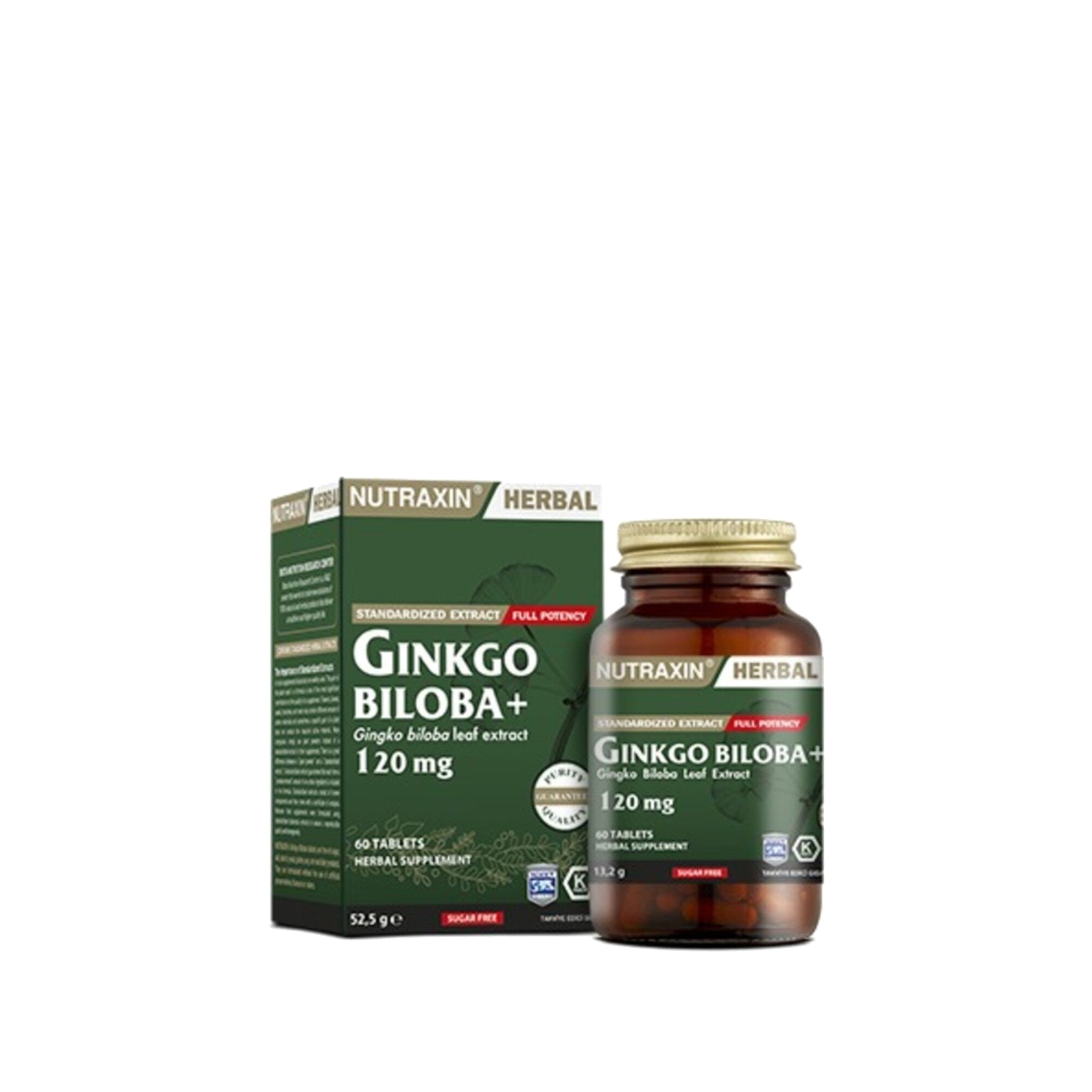 Nutraxin Ginkgo Biloba 60 Kapsül