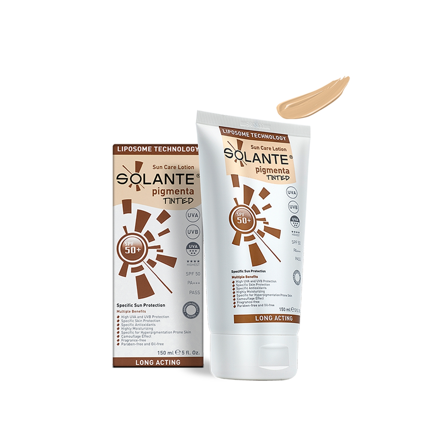 Solante Pigmenta Tinted Lotion Spf 50+ 150ml
