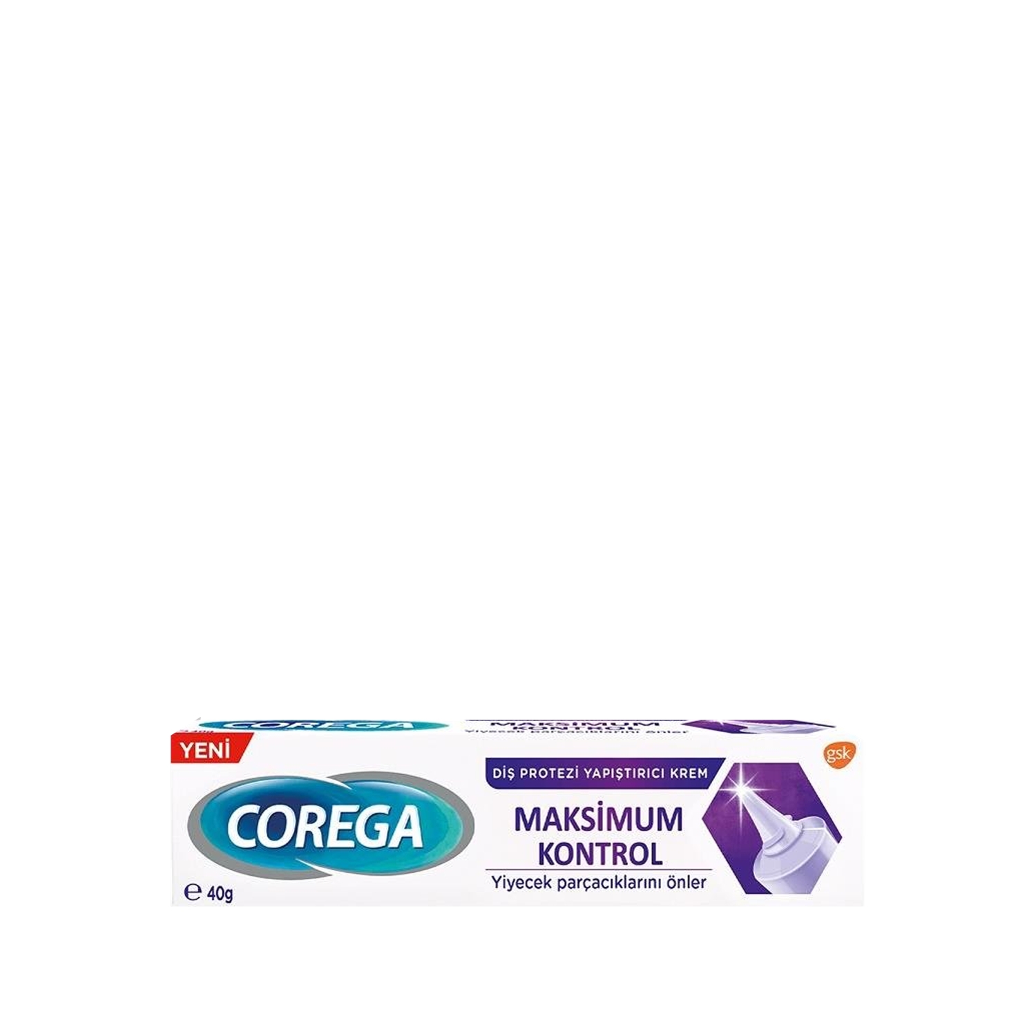Corega Maksimum Kontrol Diş Protezi Yapıştırıcı Krem 40 g