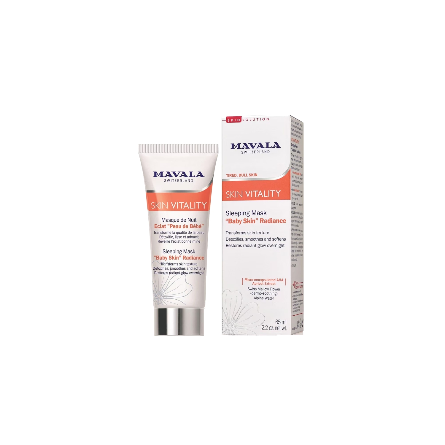 Mavala Skin Vitality Bebek Cildi Işıltısı Uyku Maskesi 65ml