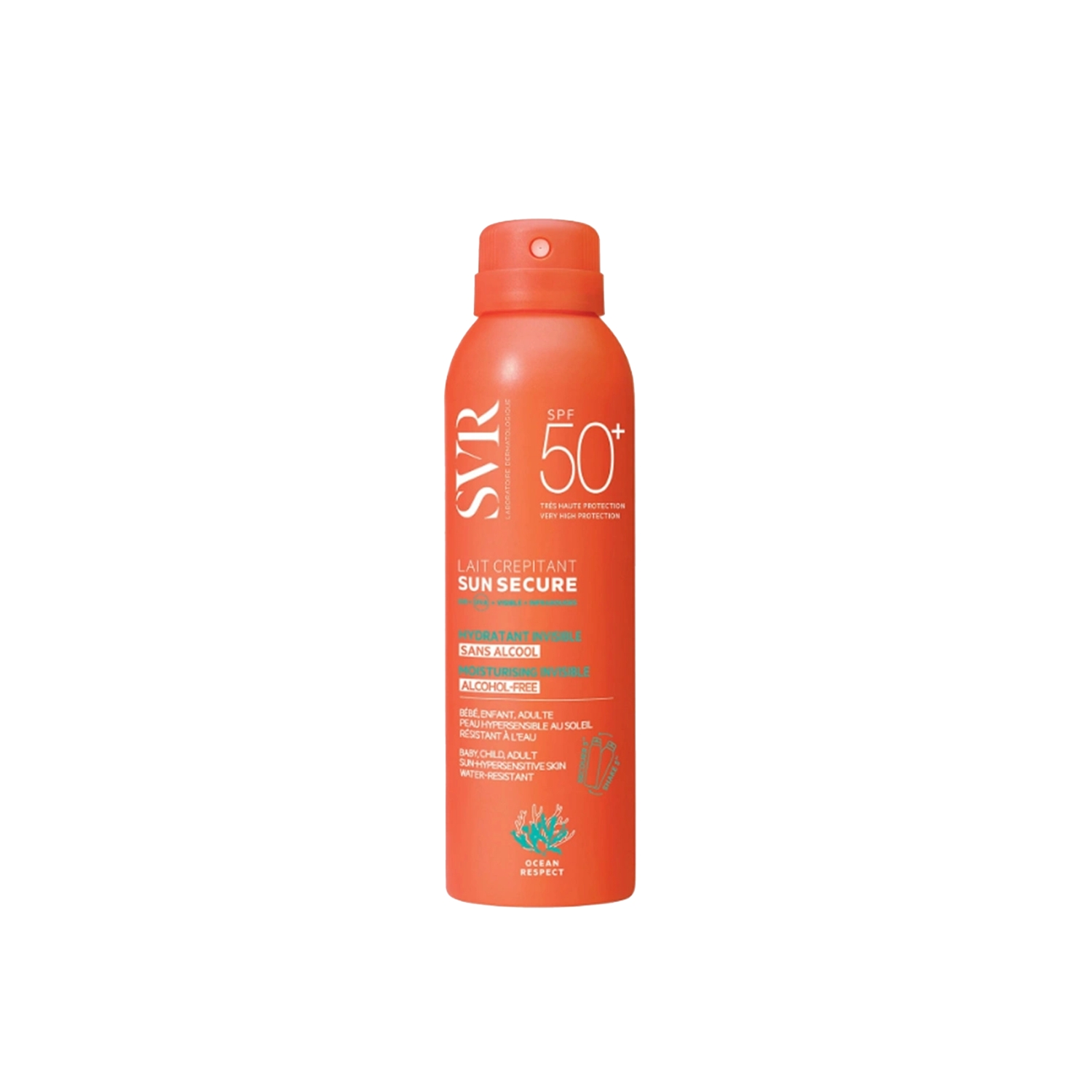 SVR Sunsecure Lait Crepitant Spf50+ 200 ml