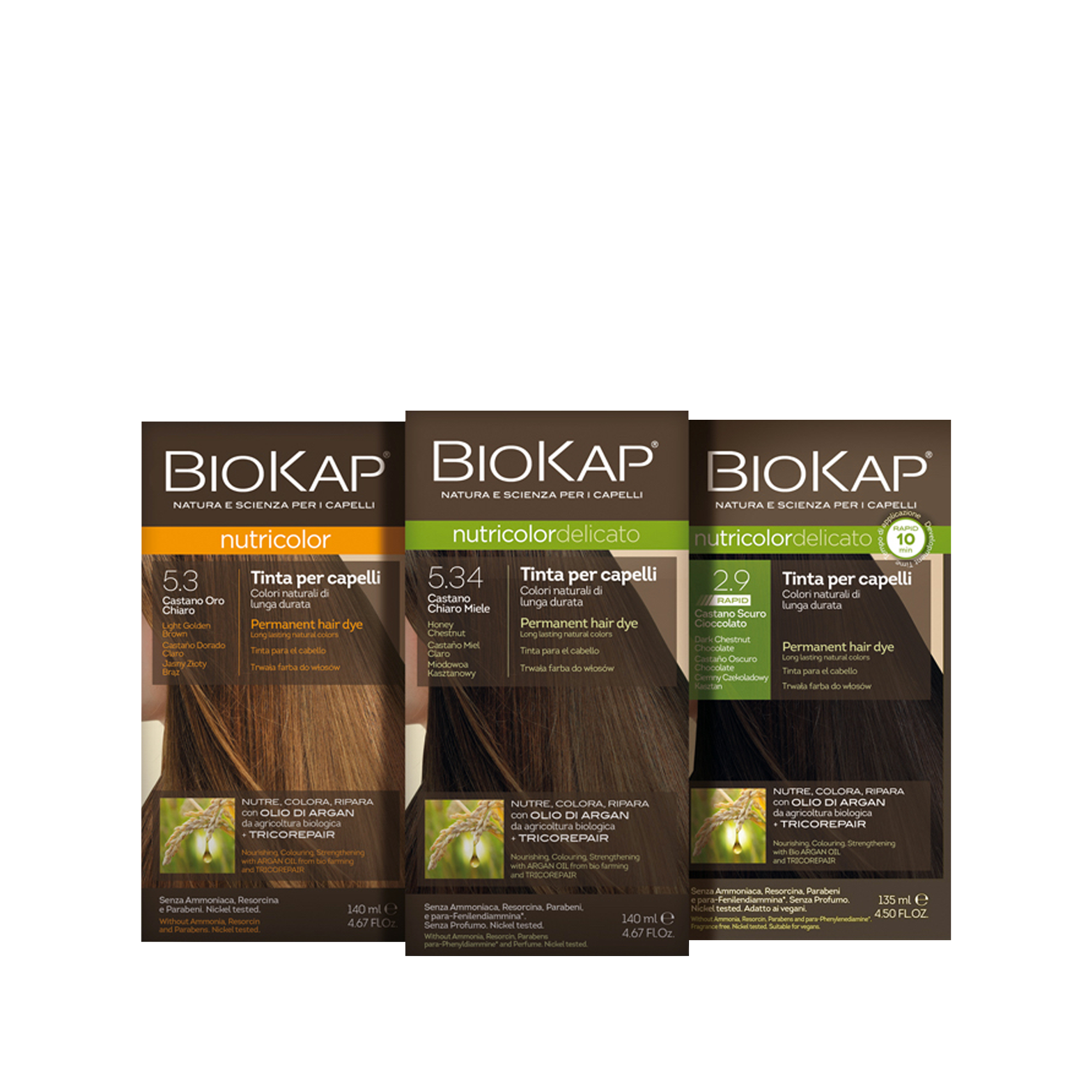 Biokap Nutricolor Delicato Rapid Saç Boyası 135 ml