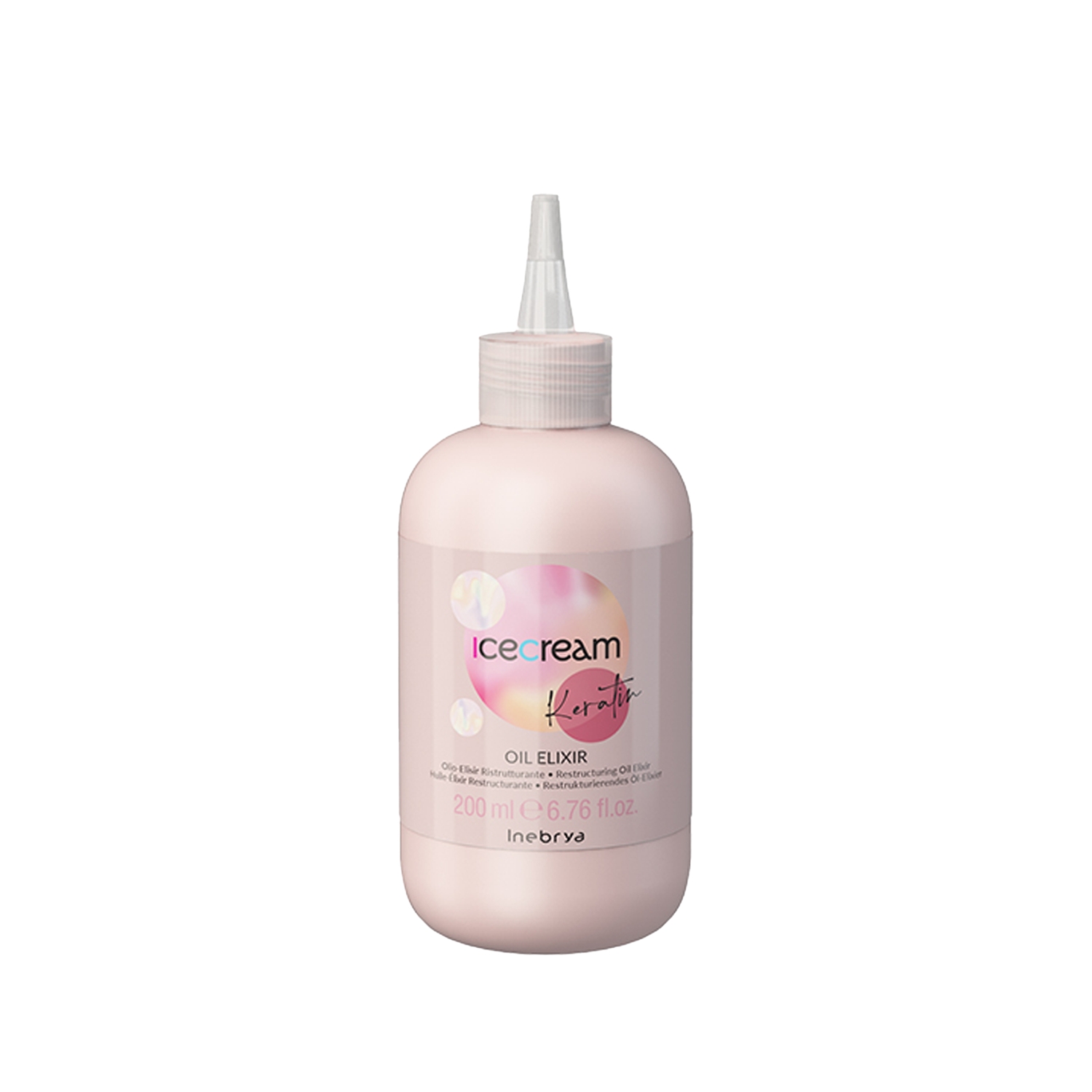 Inebrya Ice Cream Keratin Yeniden Yapılandırıcı Elixir Yağ 200 ml