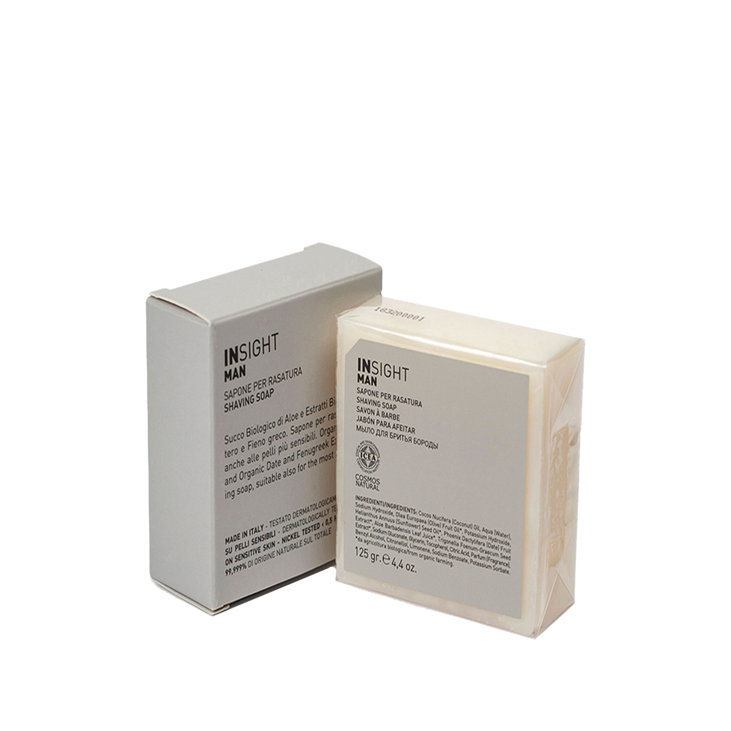 Insight Man Tıraş Sabunu 125g