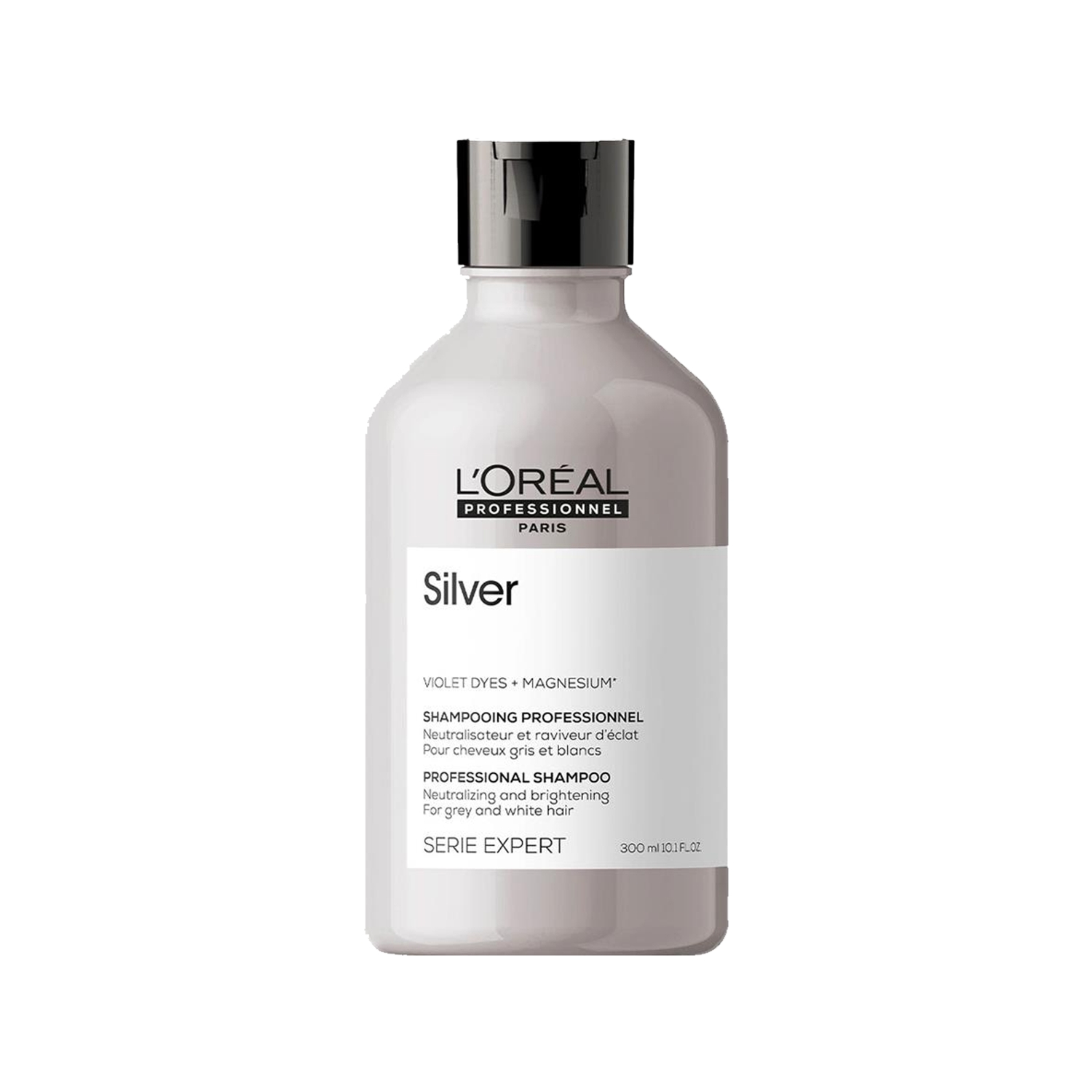 Loreal Professionnel Paris Serie Expert Silver Çok Açık Sarı, Gri ve Beyaz Saçlar için Renk Dengeleyici Mor Şampuan 2x300 ml