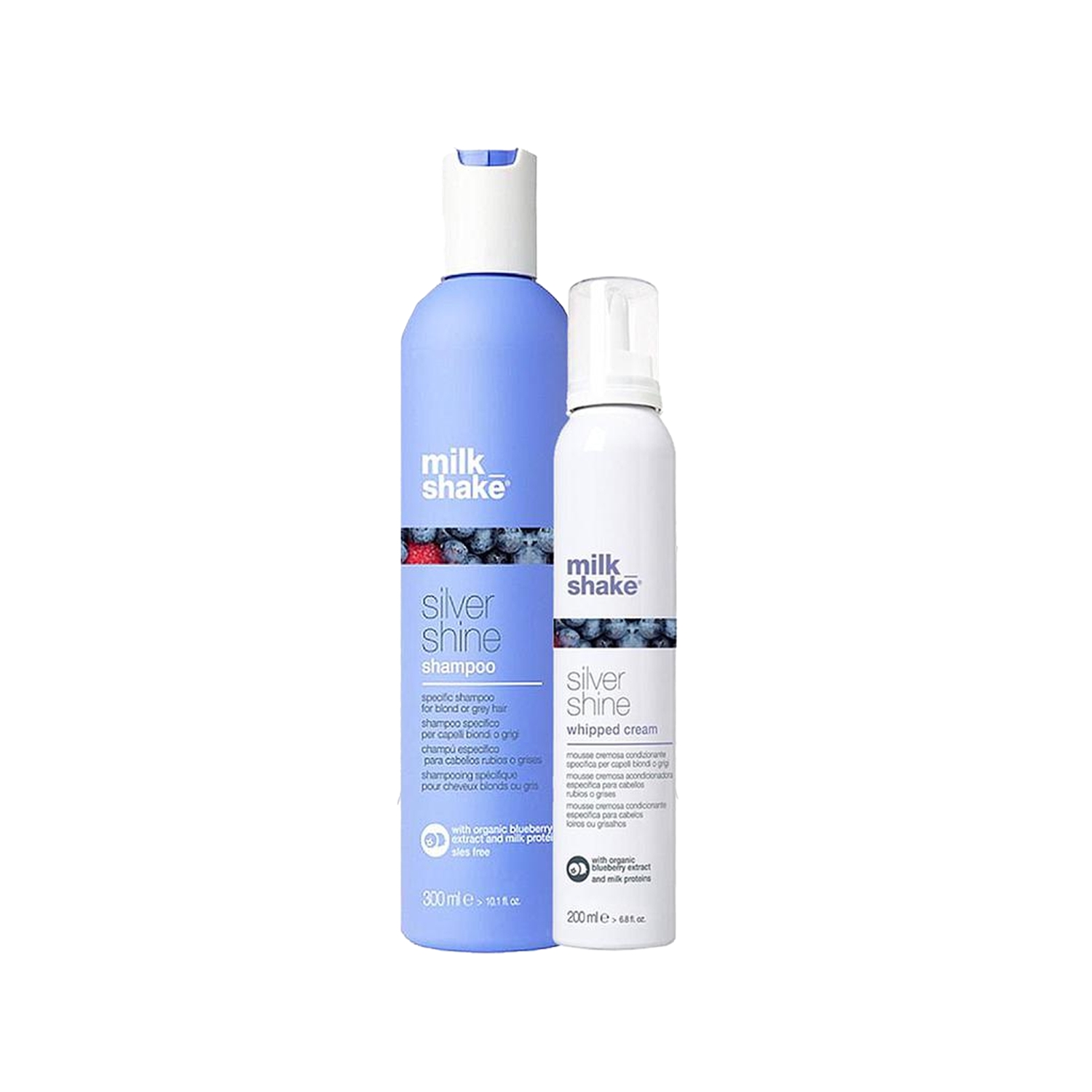 milk_shake Silver Shine Şampuan 300 ml ve Silver Shine Köpük 200 ml