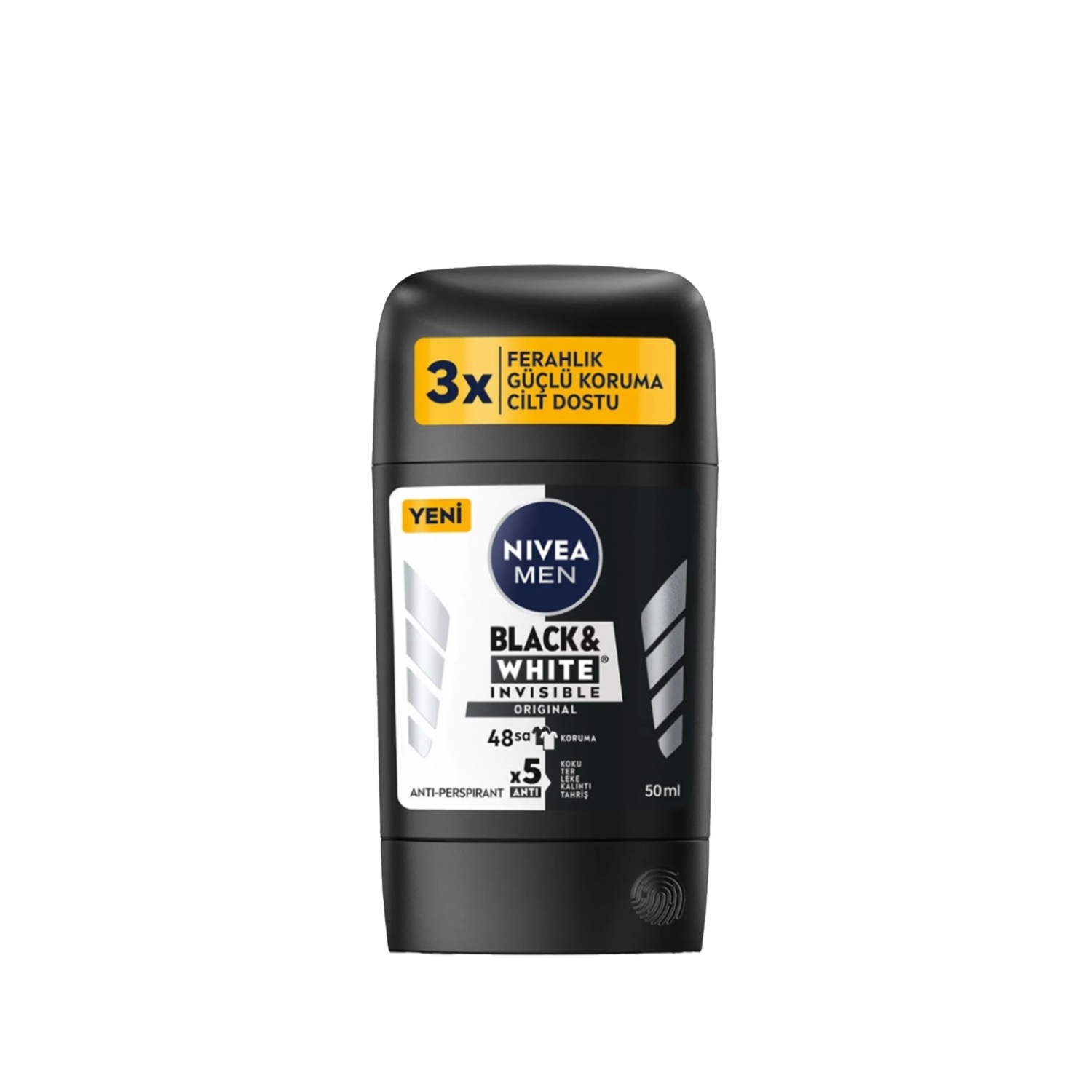 Nivea Men Black&White Invisible Original Erkek Stick Deodorant 50 ml