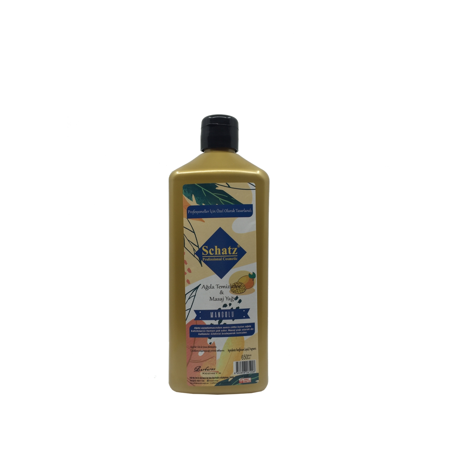 Schatz Mangolu Ağda Temizleme ve Masaj Yağı 650 ml