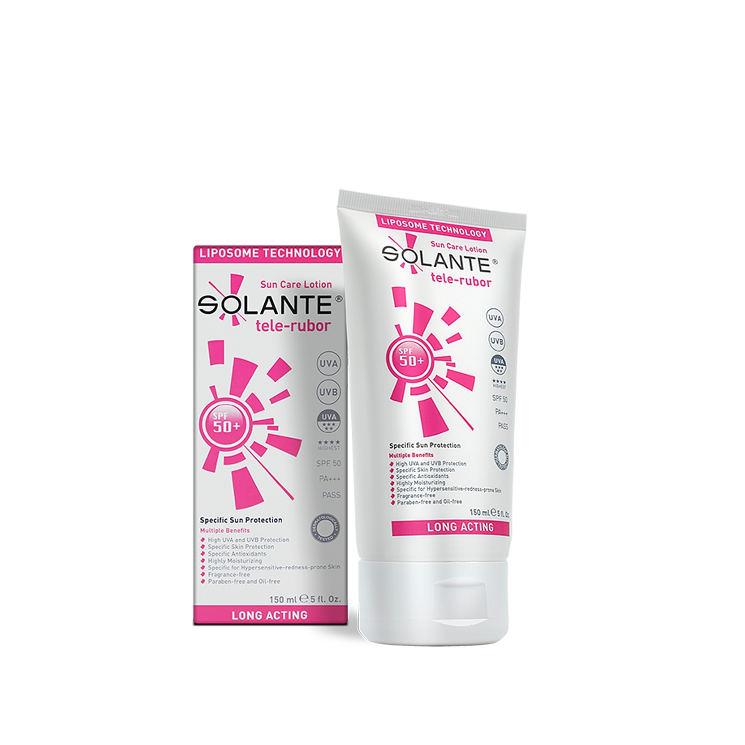 Solante Telerubor Spf50 Losyon 150ml