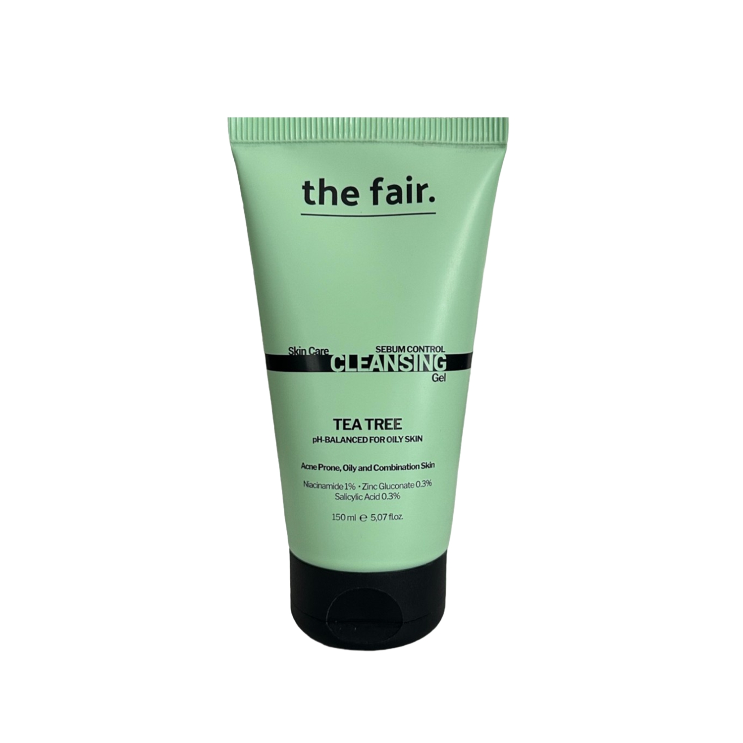 The Fair Çay Ağacı ve Salisilik Asit İçerikli Sebum Dengeleyen Yağlı Ciltler İçin Vegan Yüz Yıkama Jeli 150 ml