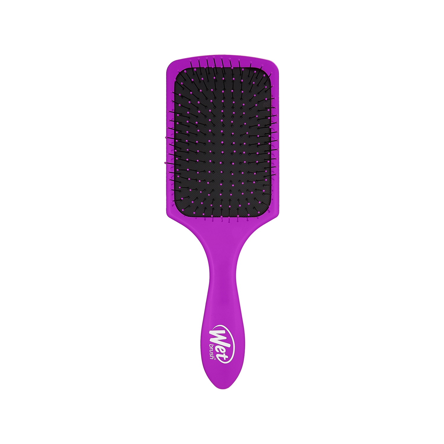 Wet Brush Pro Paddle Detangler Kalın Telli Saçlar İçin Geniş Saç Fırçası Mor
