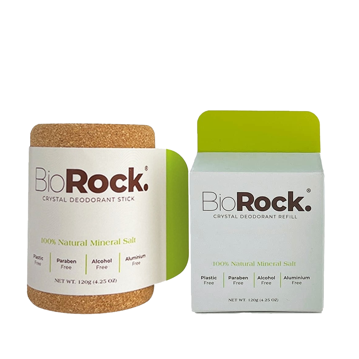 Biorock Crystal 120 g Ter Önleyici Deodorant + 120 g Yedek