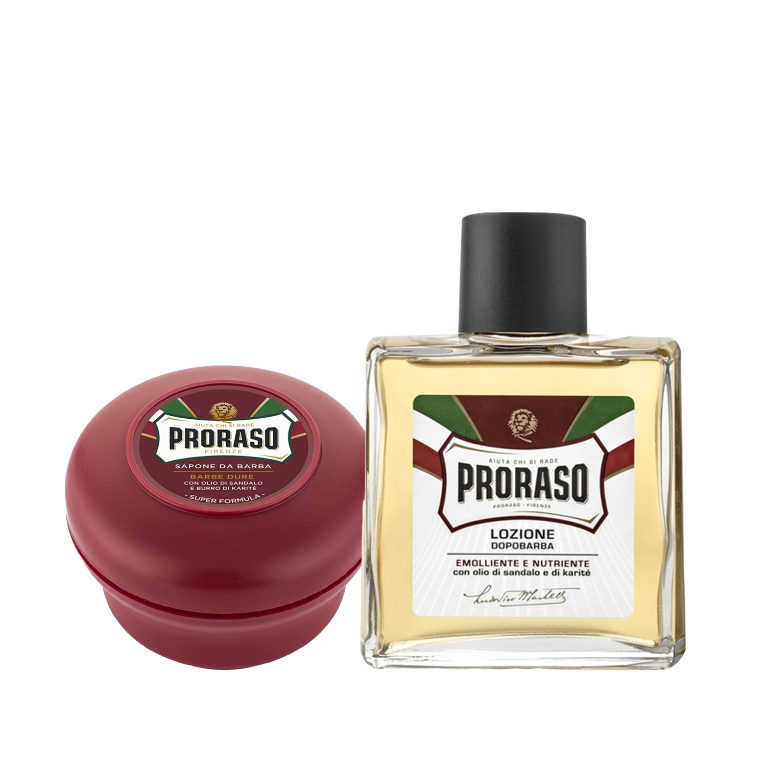 Proraso Sandal Ağacı Özlü Tıraş Sabunu 150ml + Tıraş Sonrası Losyon 100ml