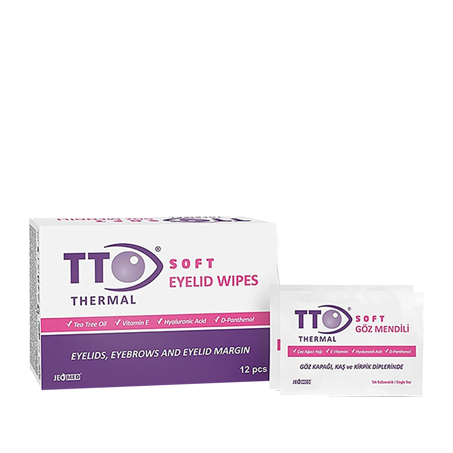 TTO Thermal Soft Göz Mendili 12 Adet
