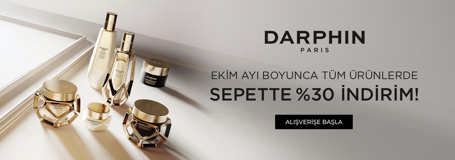 Darphin Tüm Ürünlerde Sepette %30 İndirim!