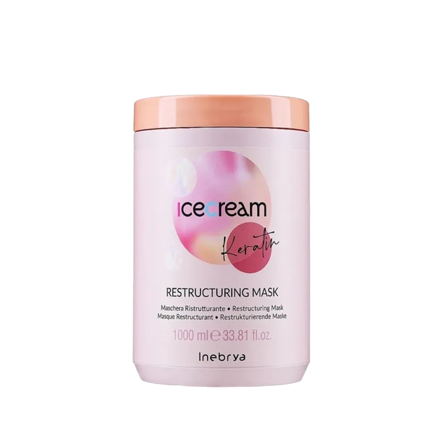 Inebrya Ice Cream Keratin Yeniden Yapılandırıcı Maske 1000 ml