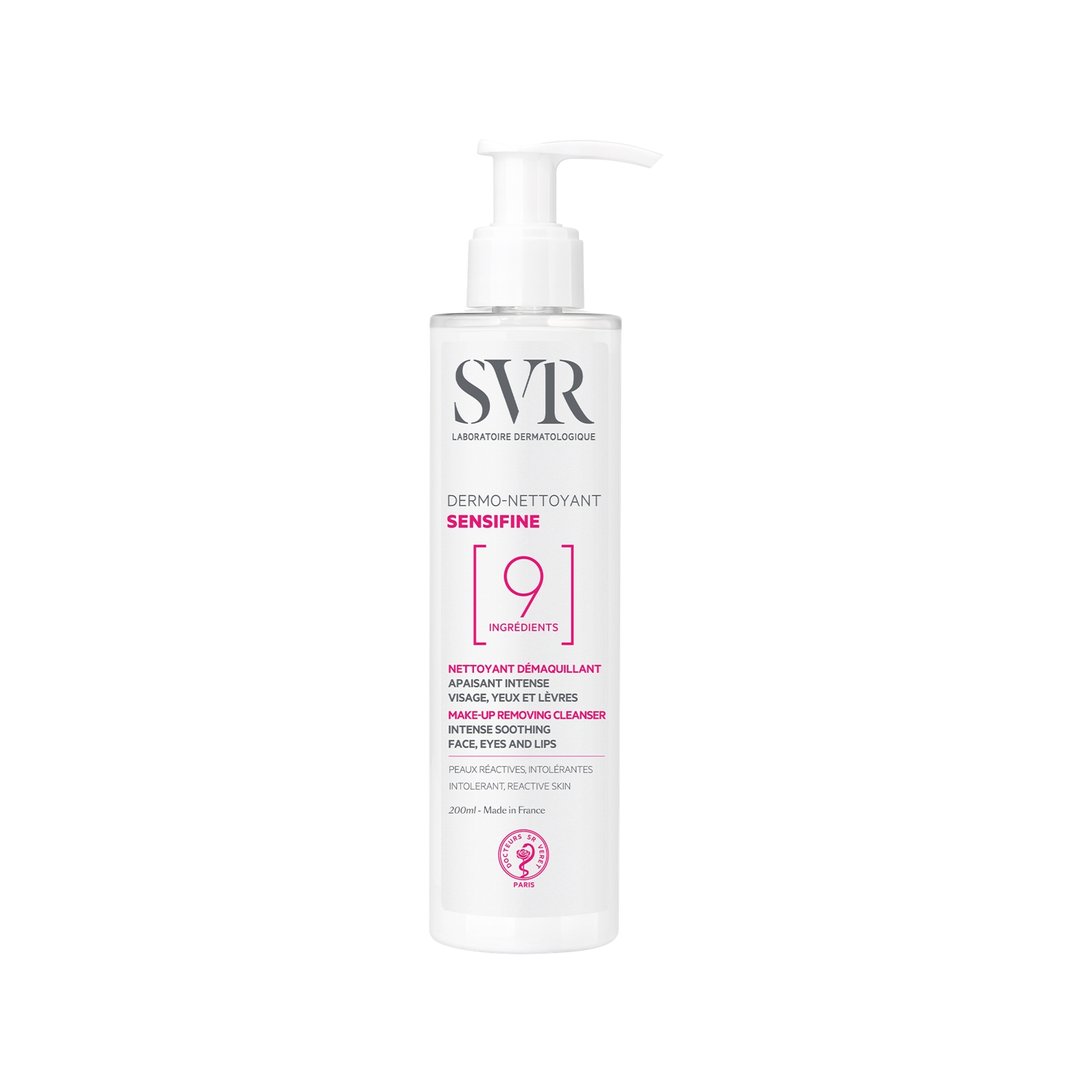 SVR Sensifine Dermo Nettoyant Hassas Ciltler İçin Makyaj ve Yüz Temizleme Sütü 200 ml
