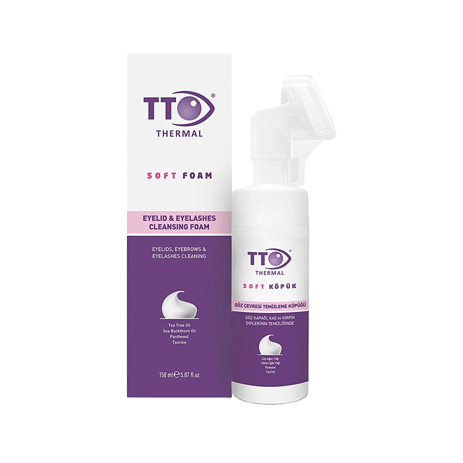 TTO Soft Göz Çevresi Temizleme Köpüğü 150 ml