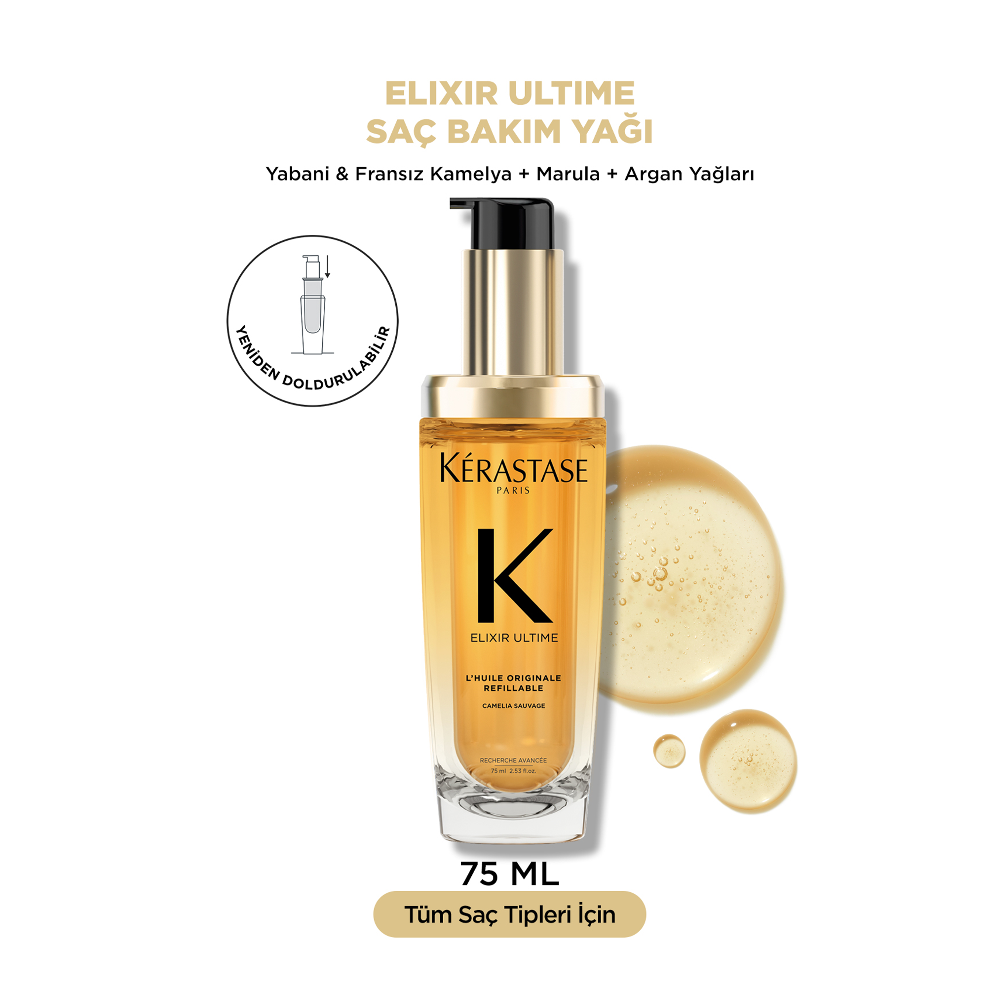 Kerastase Elixir Ultime Refill Yeniden Doldurulabilir