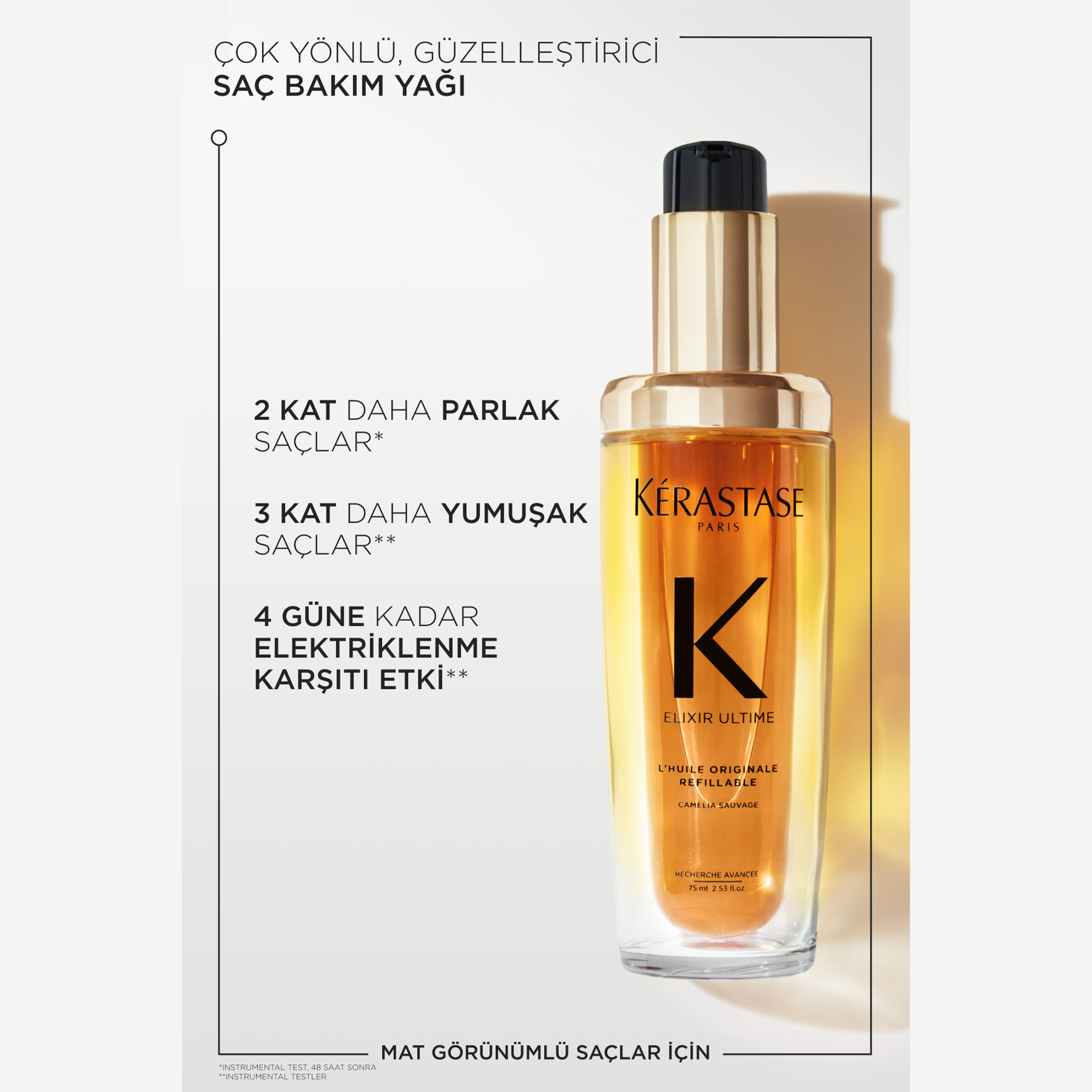 Kerastase Elixir Ultime Çok Yönlü Güzelleştirici Saç Bakım Yağı