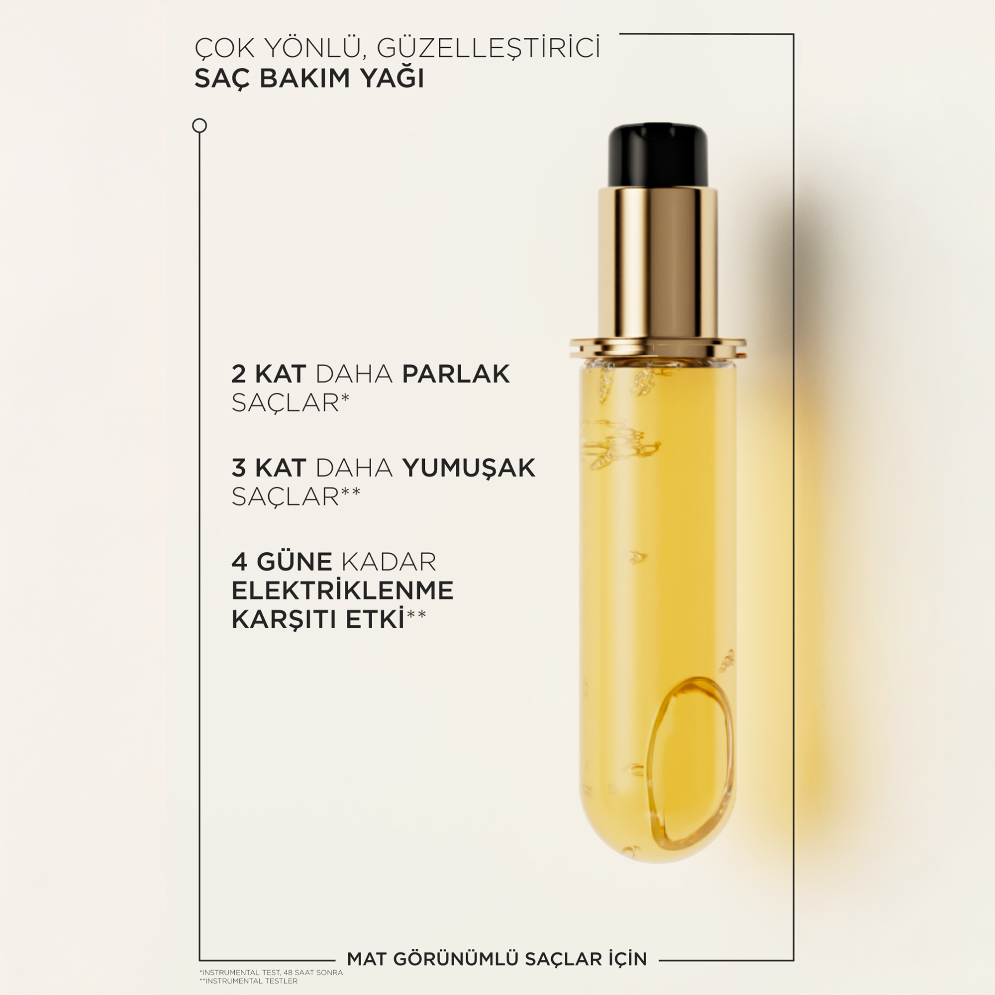 Kerastase Elixir Ultime L'Huile Originale Saç Yağı Refill 75 ml Çok Yönlü Güzelleştirici Saç Bakım Yağı
