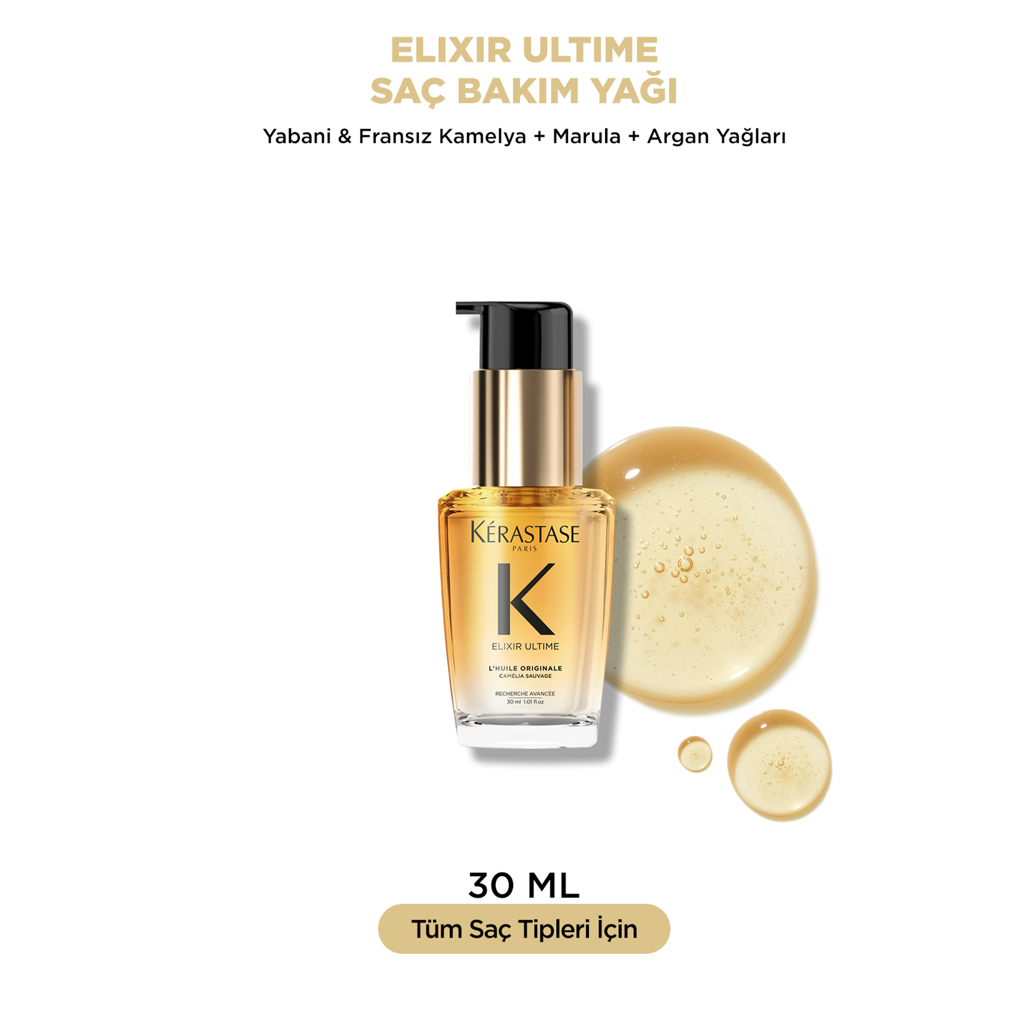 Kerastase Elixir Ultime L'Huile Originale Saç Yağı Seyahat Boyu