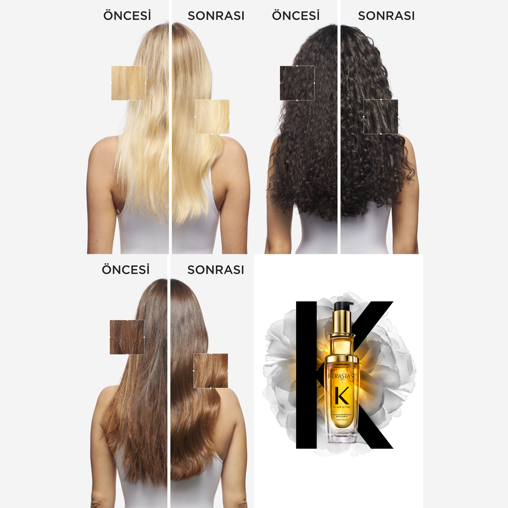 Kerastase Elixir Ultime Seyahat Boyu 2 Kat Daha Parlak Saçlar