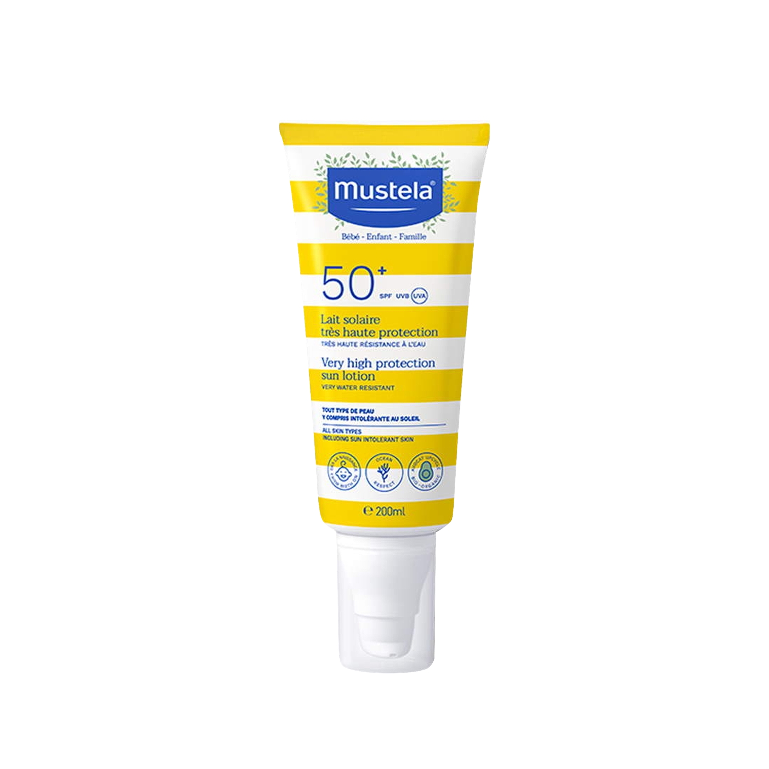 Mustela SPF 50+ Çok Yüksek Koruma Faktörlü Güneş Losyonu 200 ml