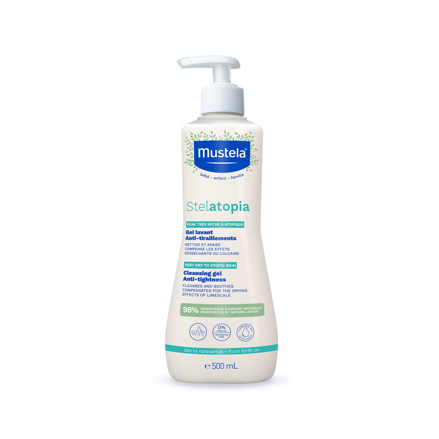 Mustela Stelatopia Cleansing Gel Şampuan 500 ml