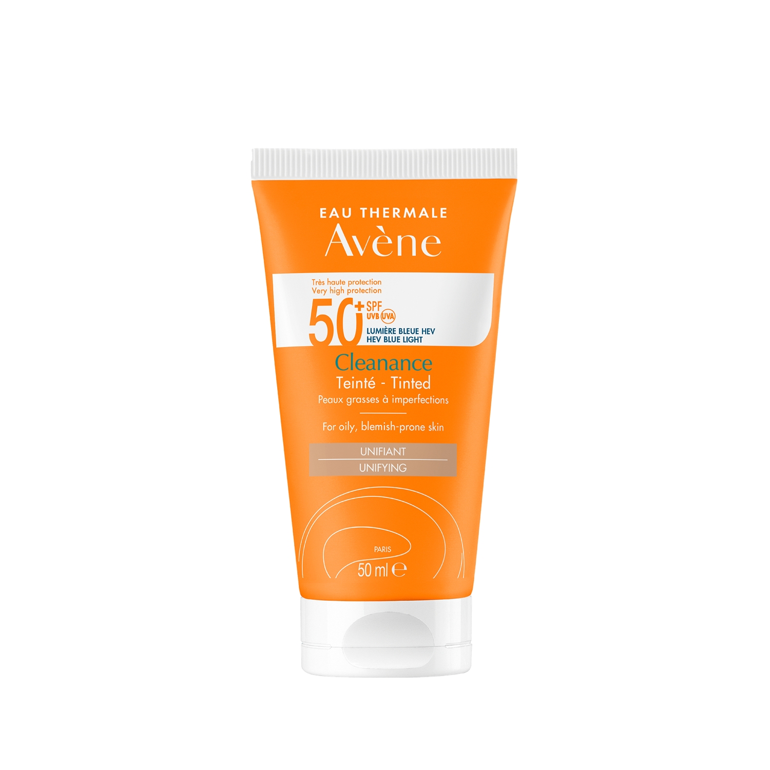 Avene Cleanance Yağlı ve Akneye Eğilimli Ciltler için SPF 50+ Renkli Güneş Koruyucu 50 ml
