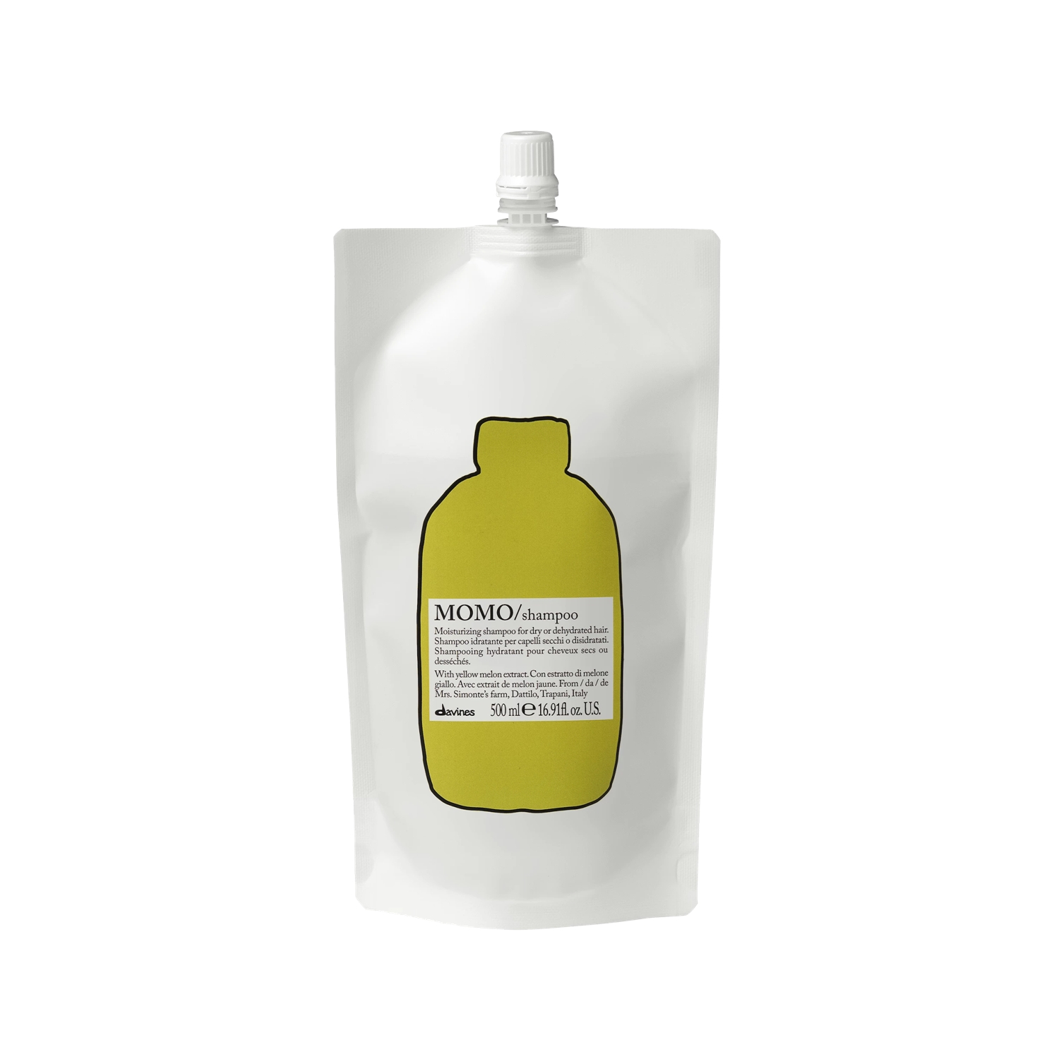 Davines Momo Nemlendirici ve Koruyucu Şampuan Refill 500 ml